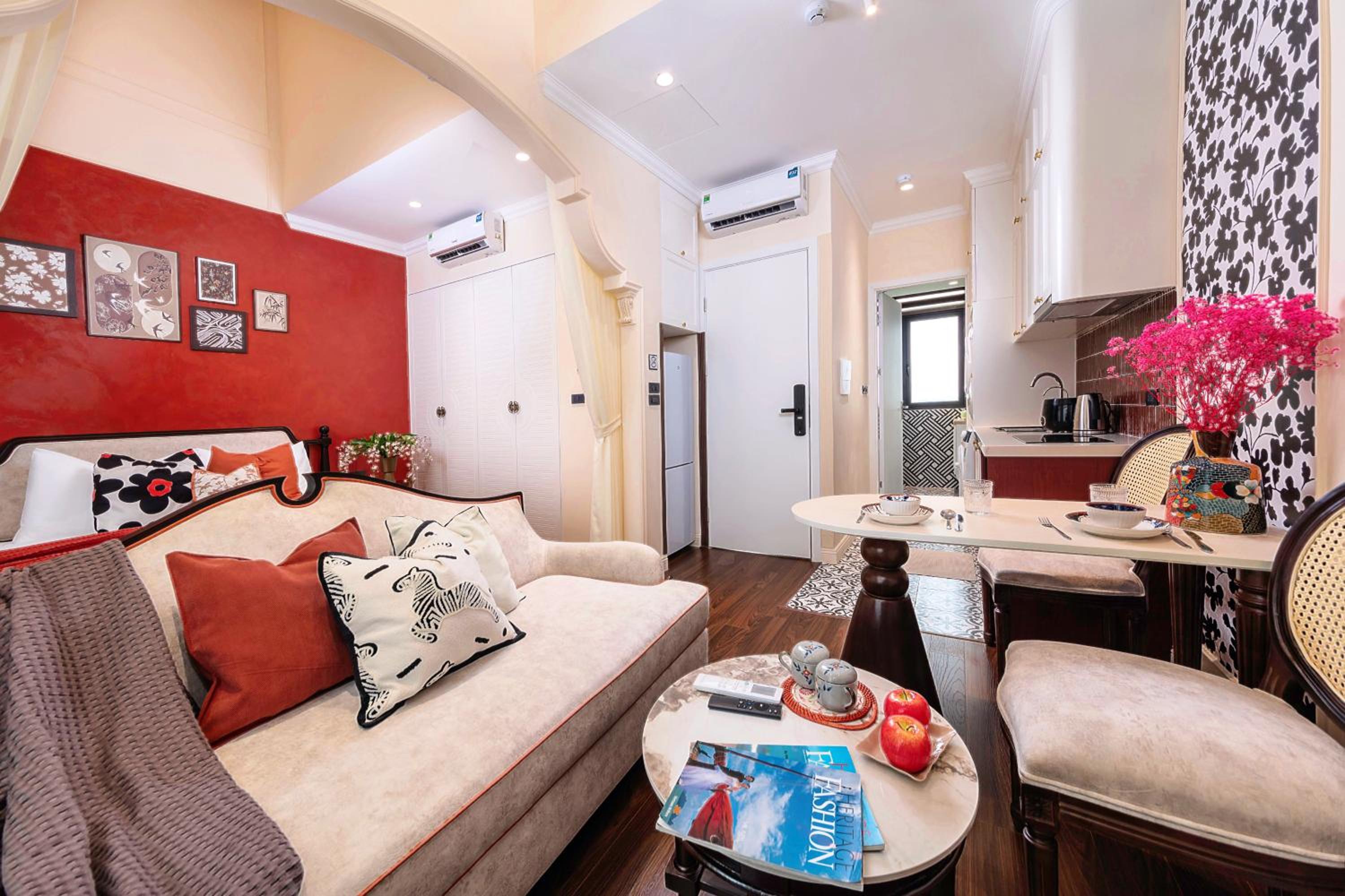 Nice&New Attic 1BR Apartment,closely to Parking ares, Seasalt Ocean, Freshwater Ocean of Hanoi city in Vinhomes Ocean Park