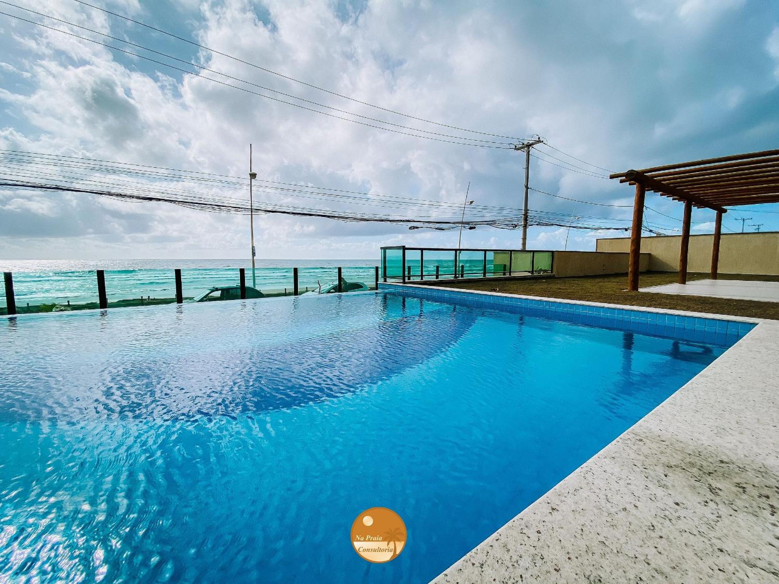 Pé na Areia, Piscina Borda Infinita, Vaga de Garagem, Portaria 24 hs