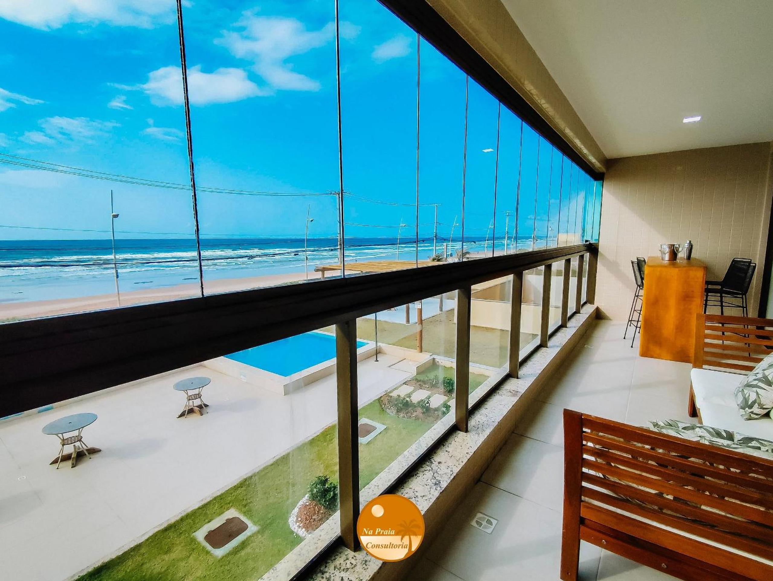 Pé na Areia, Piscina Borda Infinita, Vaga de Garagem, Portaria 24 hs