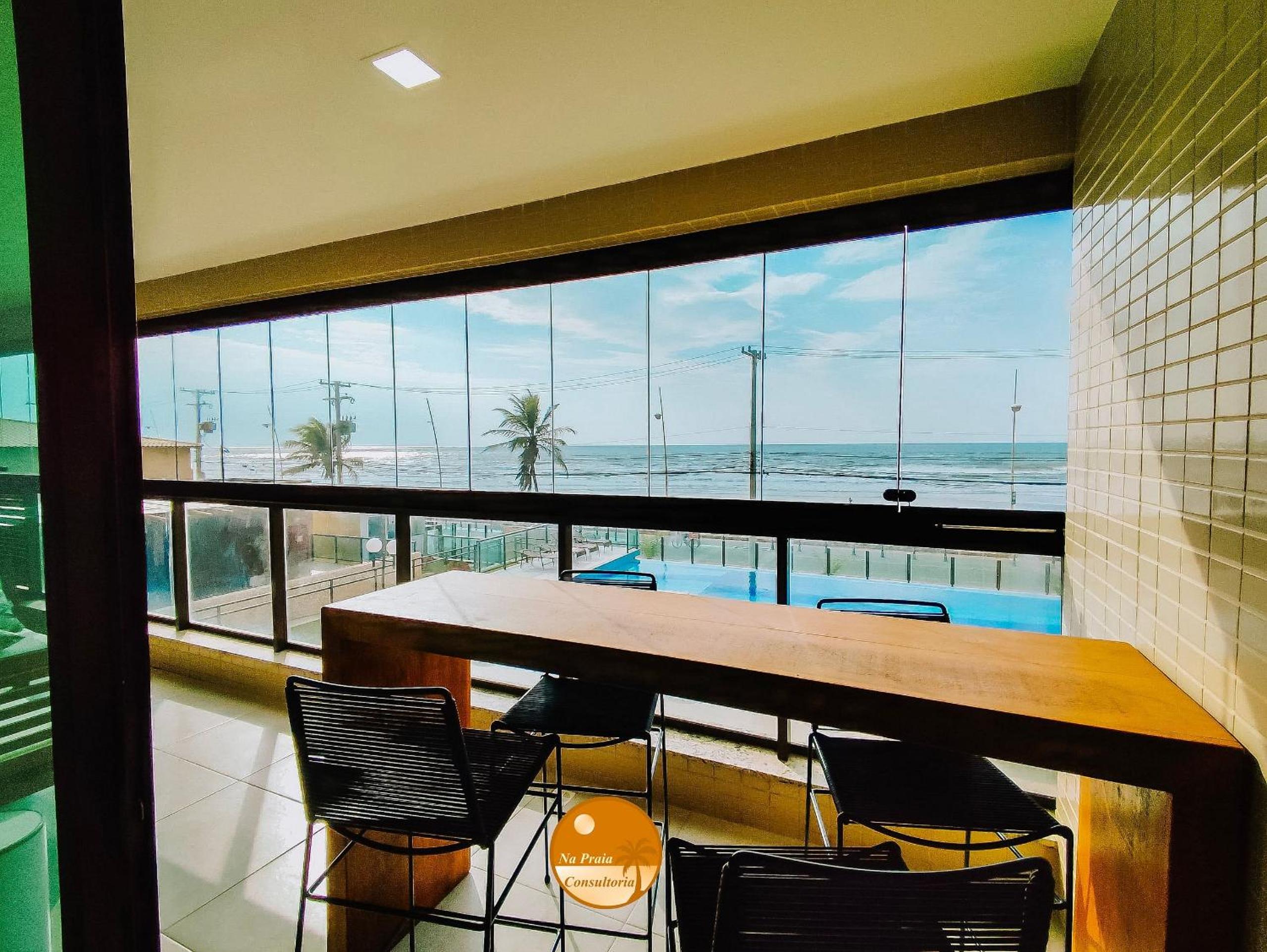 Pé na Areia, Piscina Borda Infinita, Vaga de Garagem, Portaria 24 hs