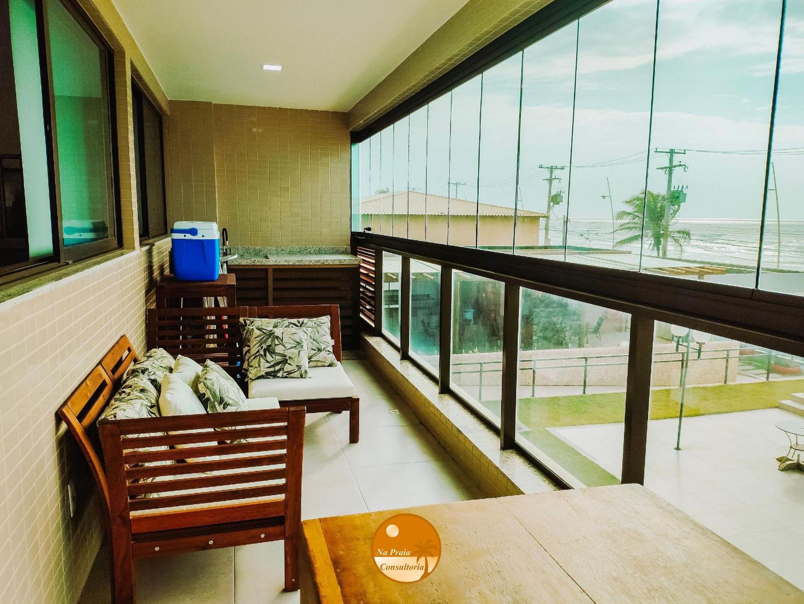 Pé na Areia, Piscina Borda Infinita, Vaga de Garagem, Portaria 24 hs