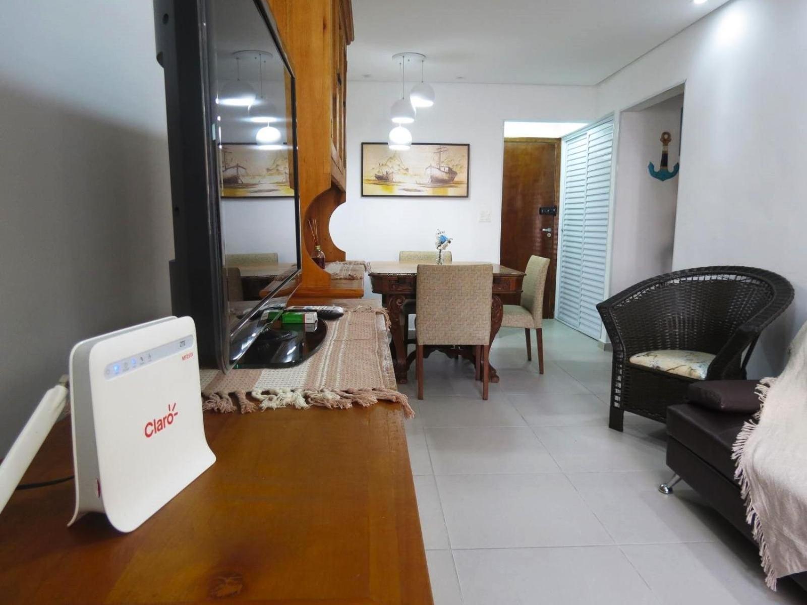 Aviação-com Ar -1 Dorm- 6 Hospedes -Garagem -Wi Fi- 50 metros da Praia