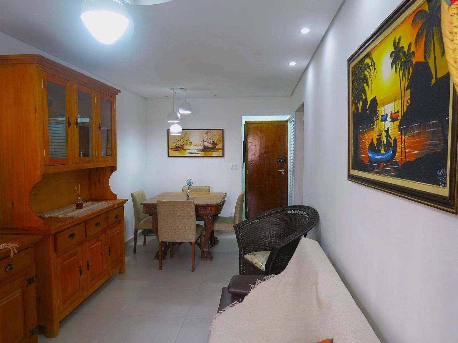 Aviação-com Ar -1 Dorm- 6 Hospedes -Garagem -Wi Fi- 50 metros da Praia
