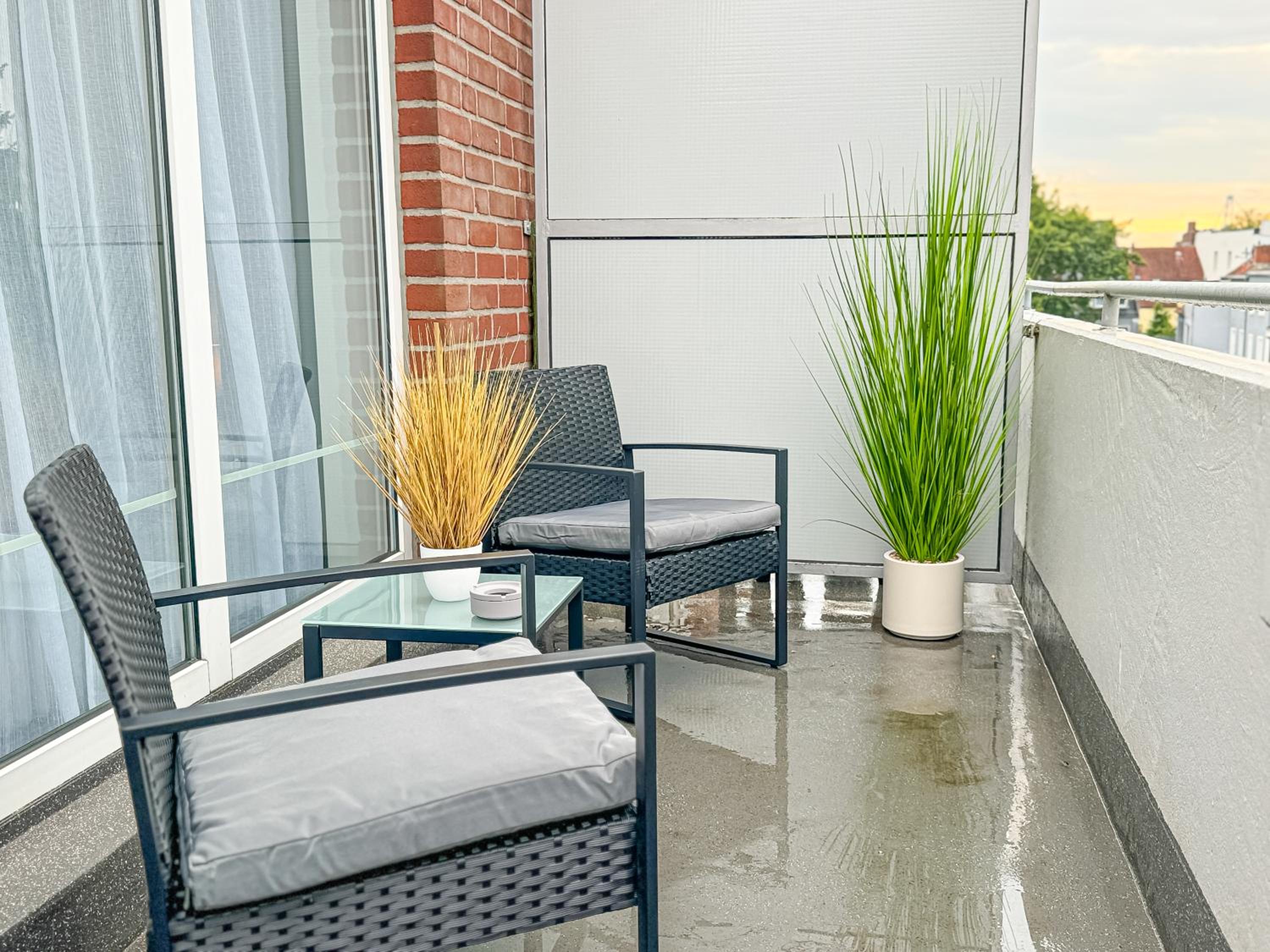 ImmoStay Waterfront Apartments - Balkon über Bremen & Parking