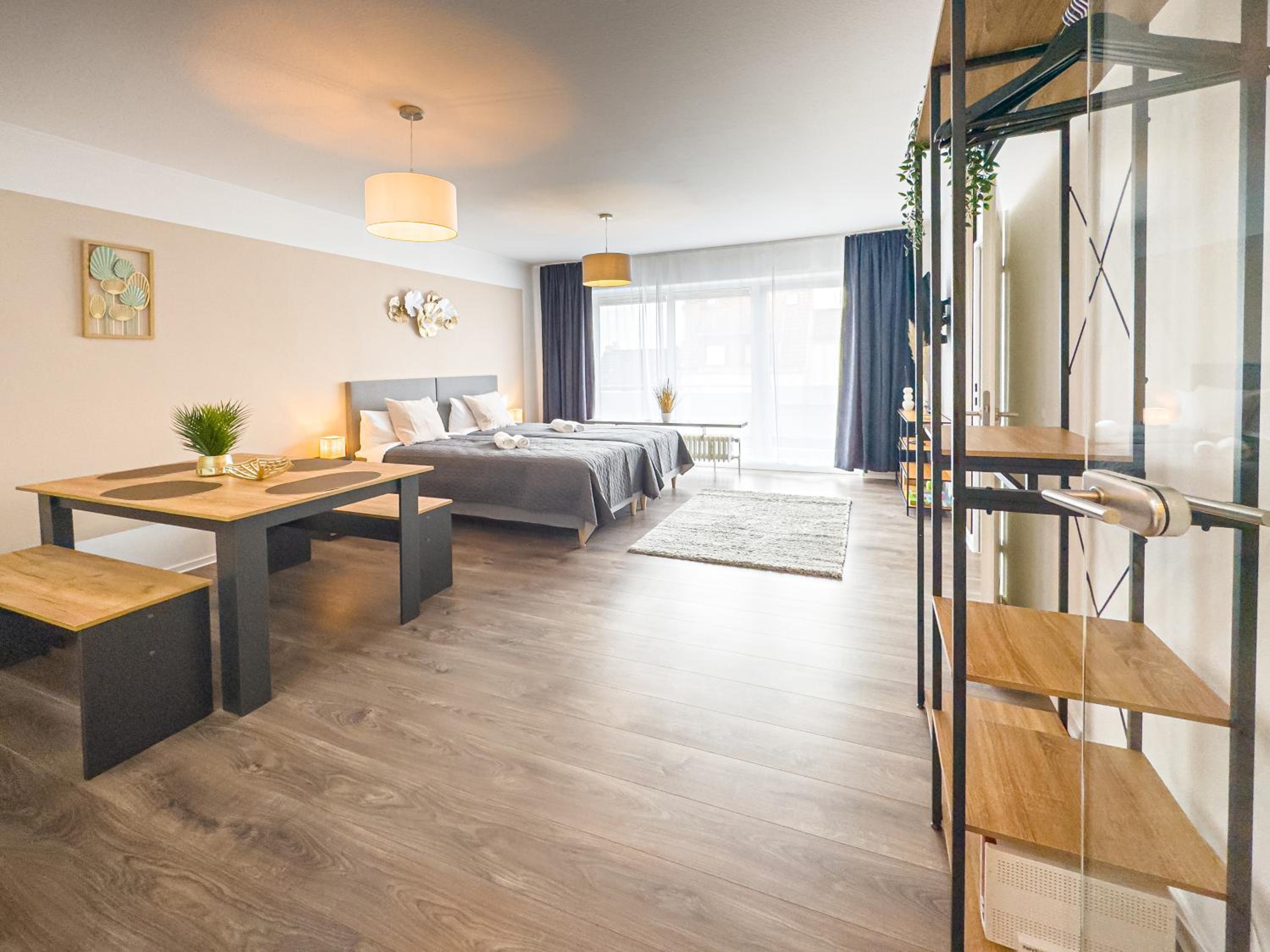 ImmoStay Waterfront Apartments - Balkon über Bremen & Parking
