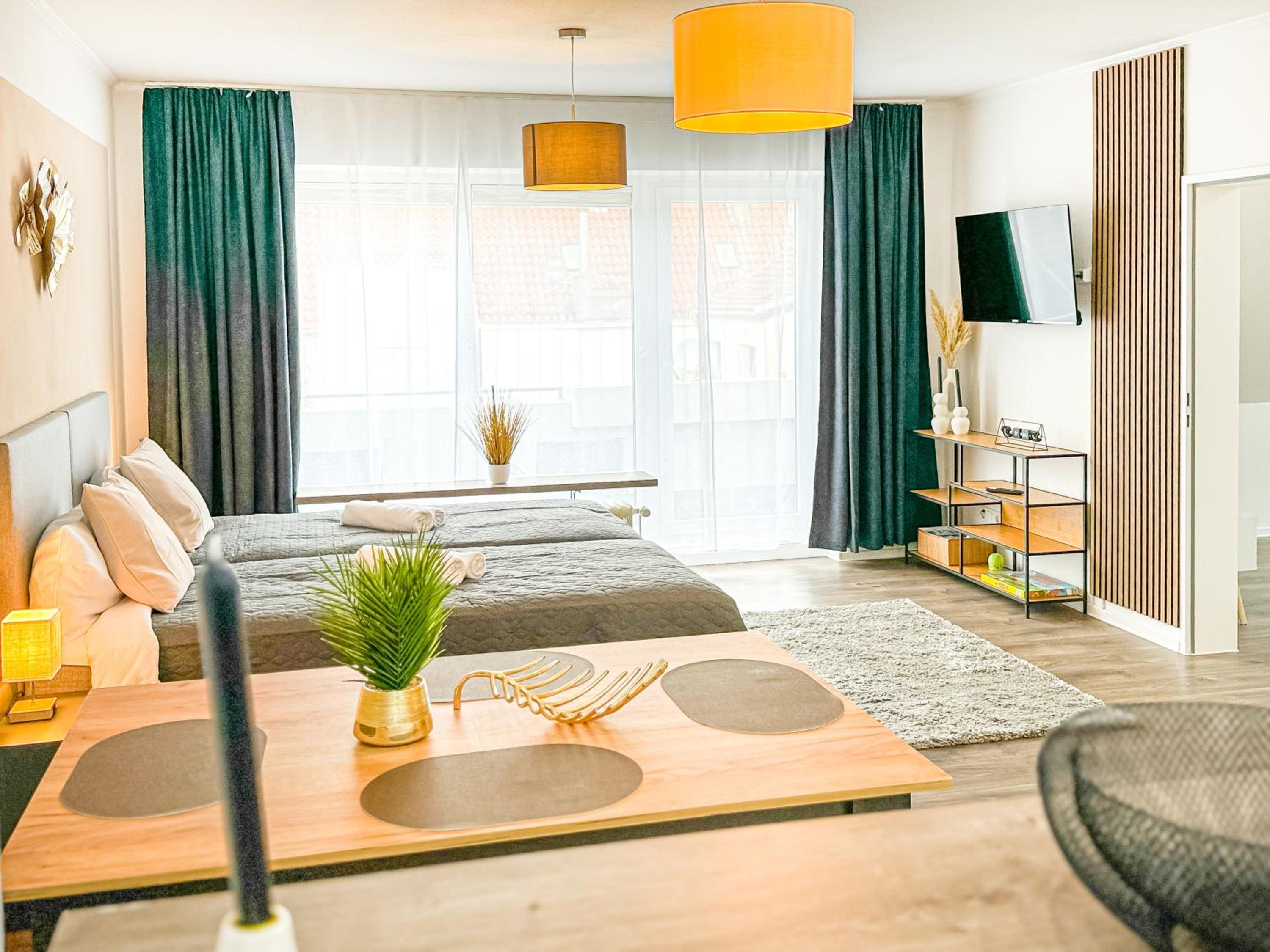 ImmoStay Waterfront Apartments - Balkon über Bremen & Parking