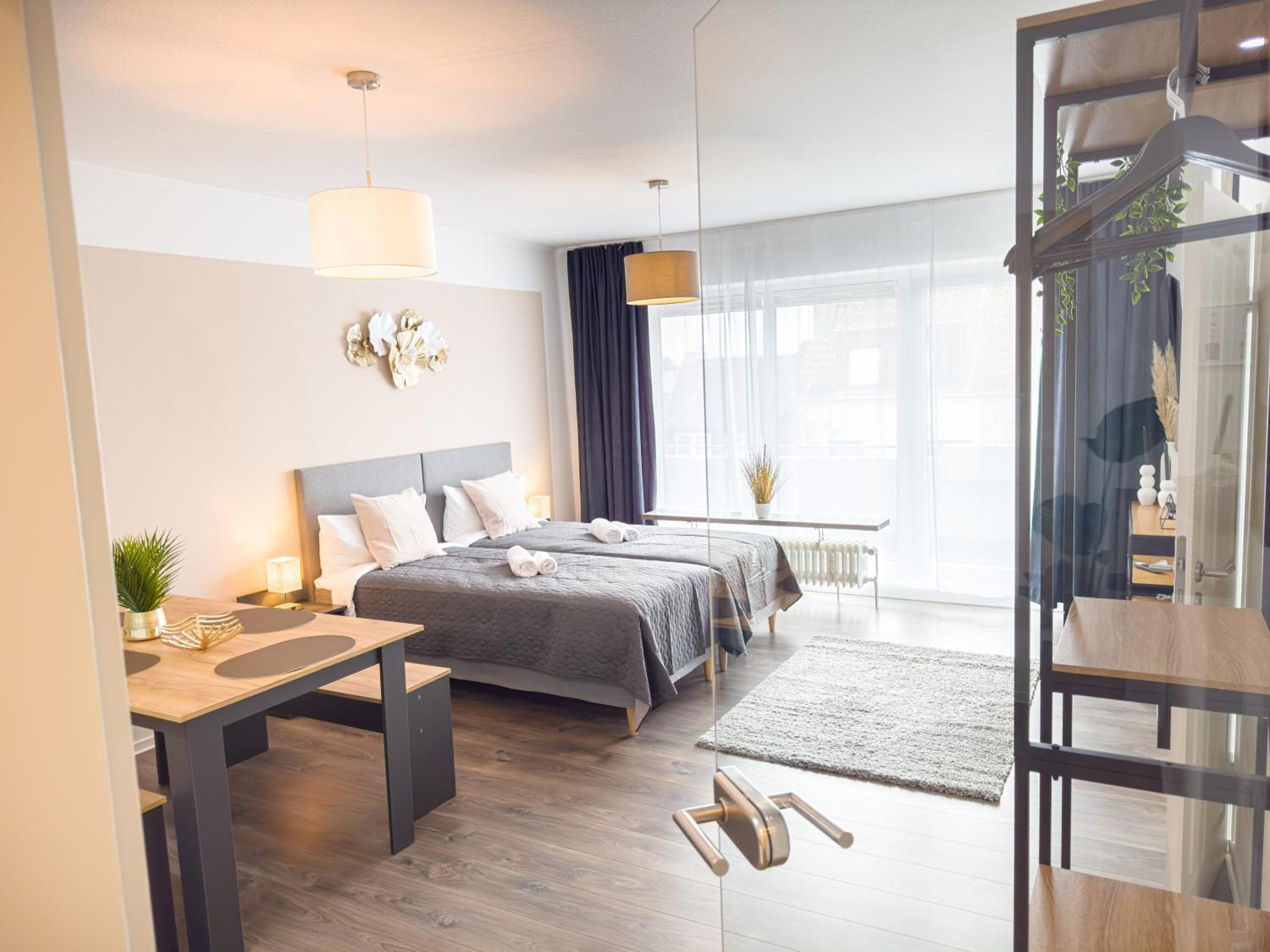 ImmoStay Waterfront Apartments - Balkon über Bremen & Parking