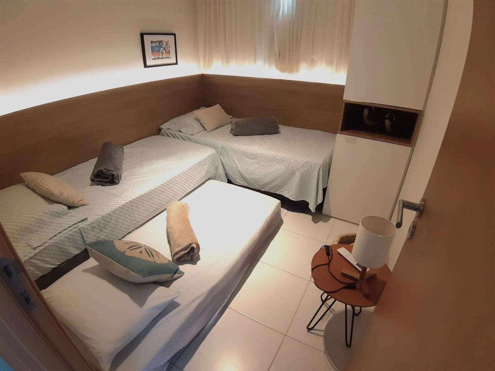 Flat Luxo Oasis do Mana 350m da praia, Polo Aquático-2Qts, 2Gar