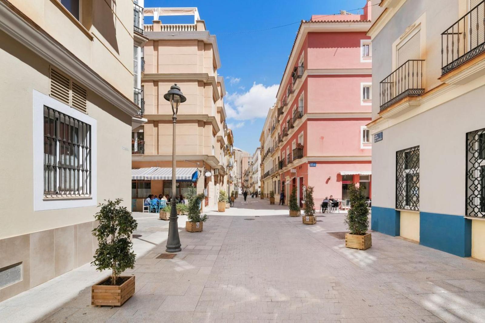 Apartamento terraza privada 2D. MALAGA CENTRO