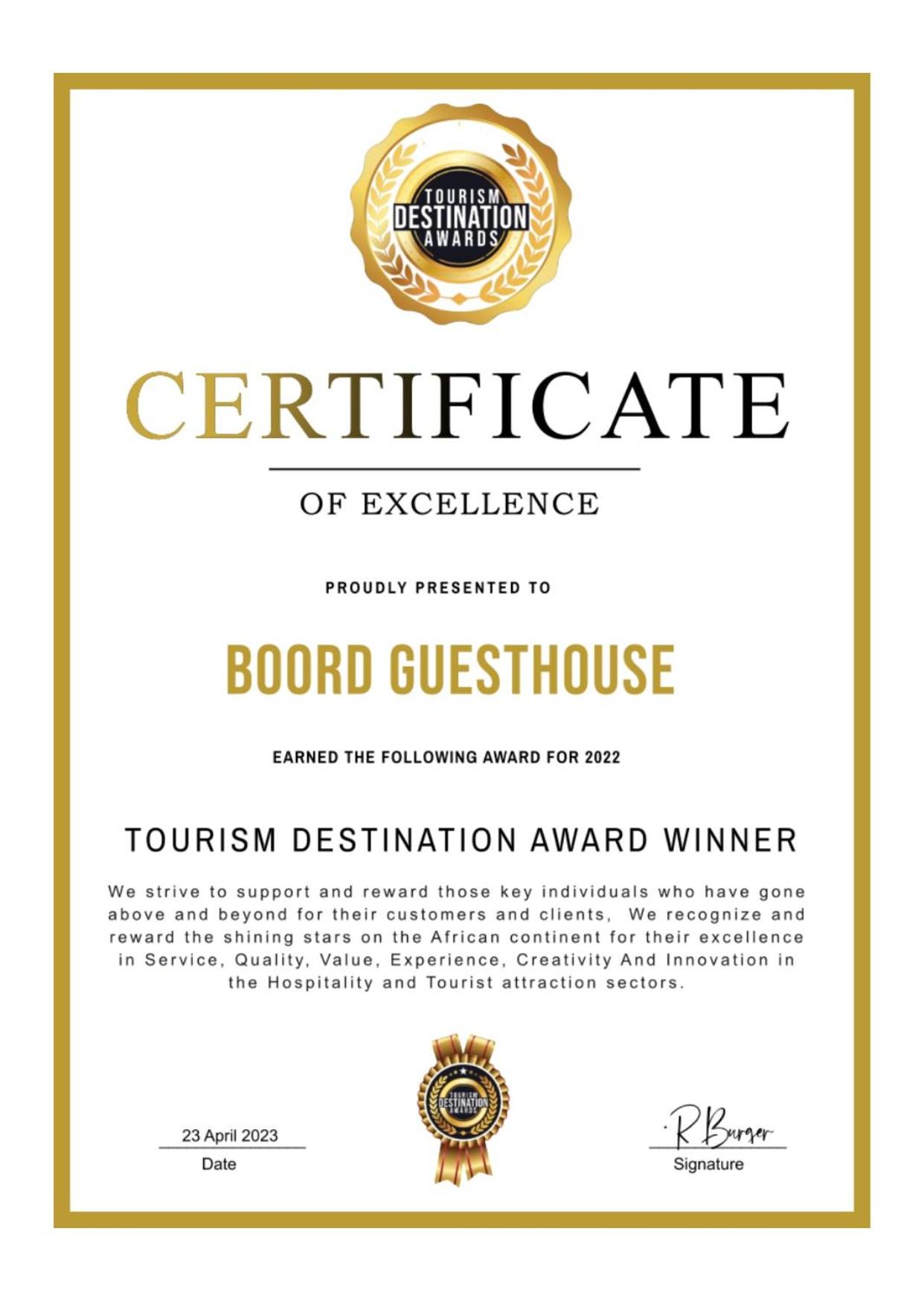 Boord Guest House
