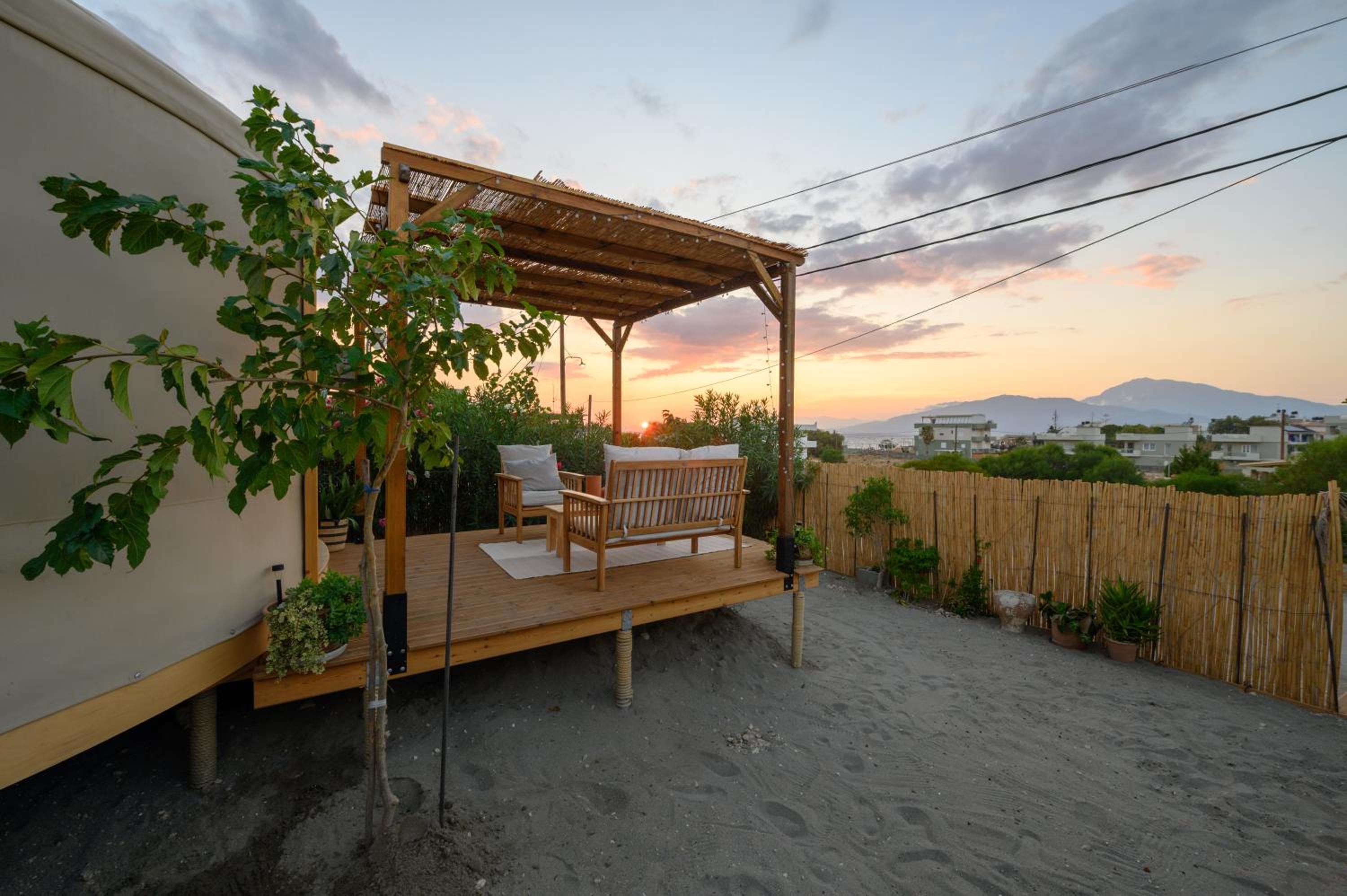 Yurt Kalamaki Seaside Glamping