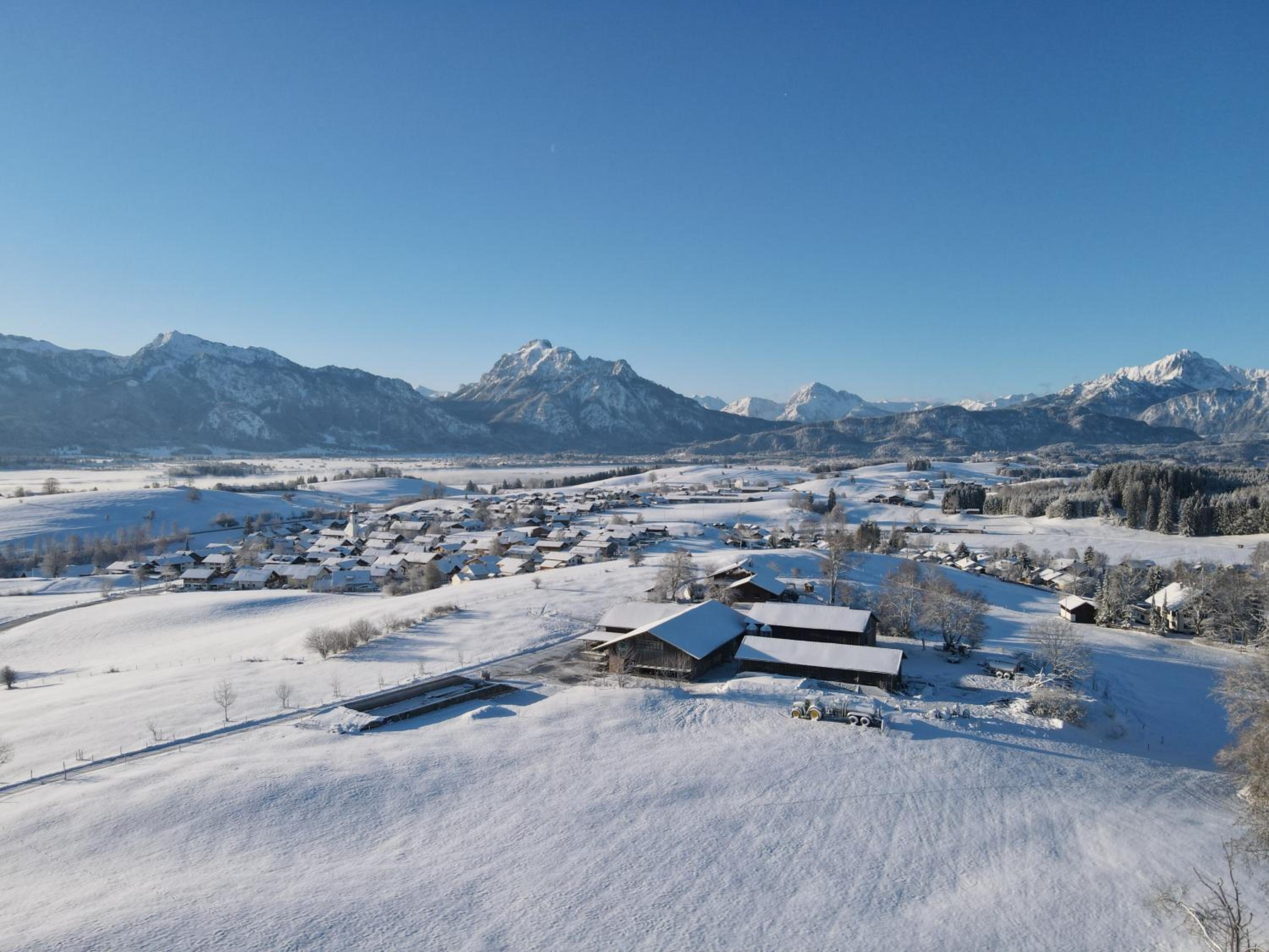 Biohof Stöger Adults Only Chalet mit Blick auf Schloss Neuschwanstein See und Alpen nur 2 Einheiten