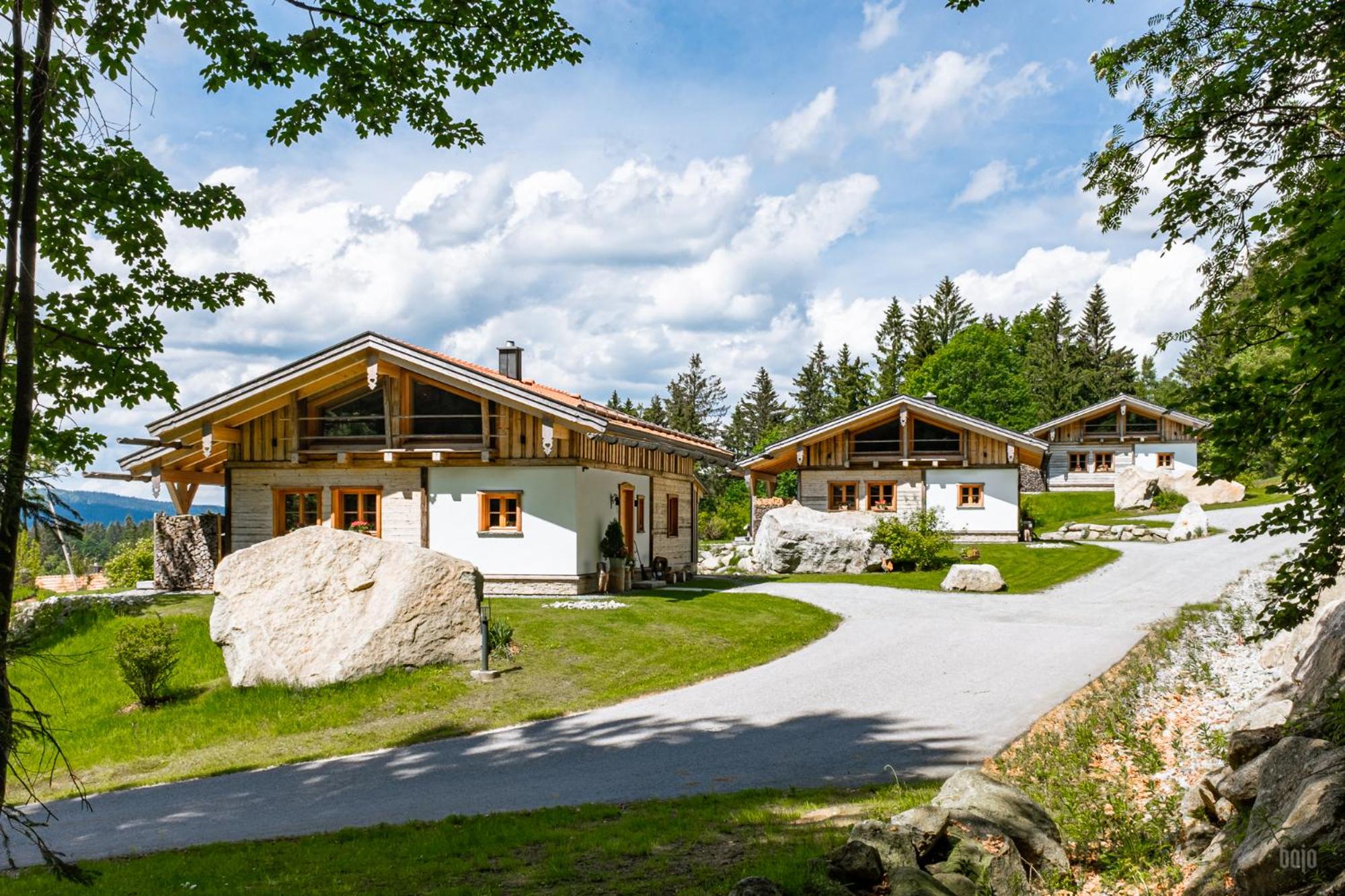 Dreisessel-Chalets im bayerischen Wald - Chalet Hochstein - mit Whirlpool-Sauna-Kamin