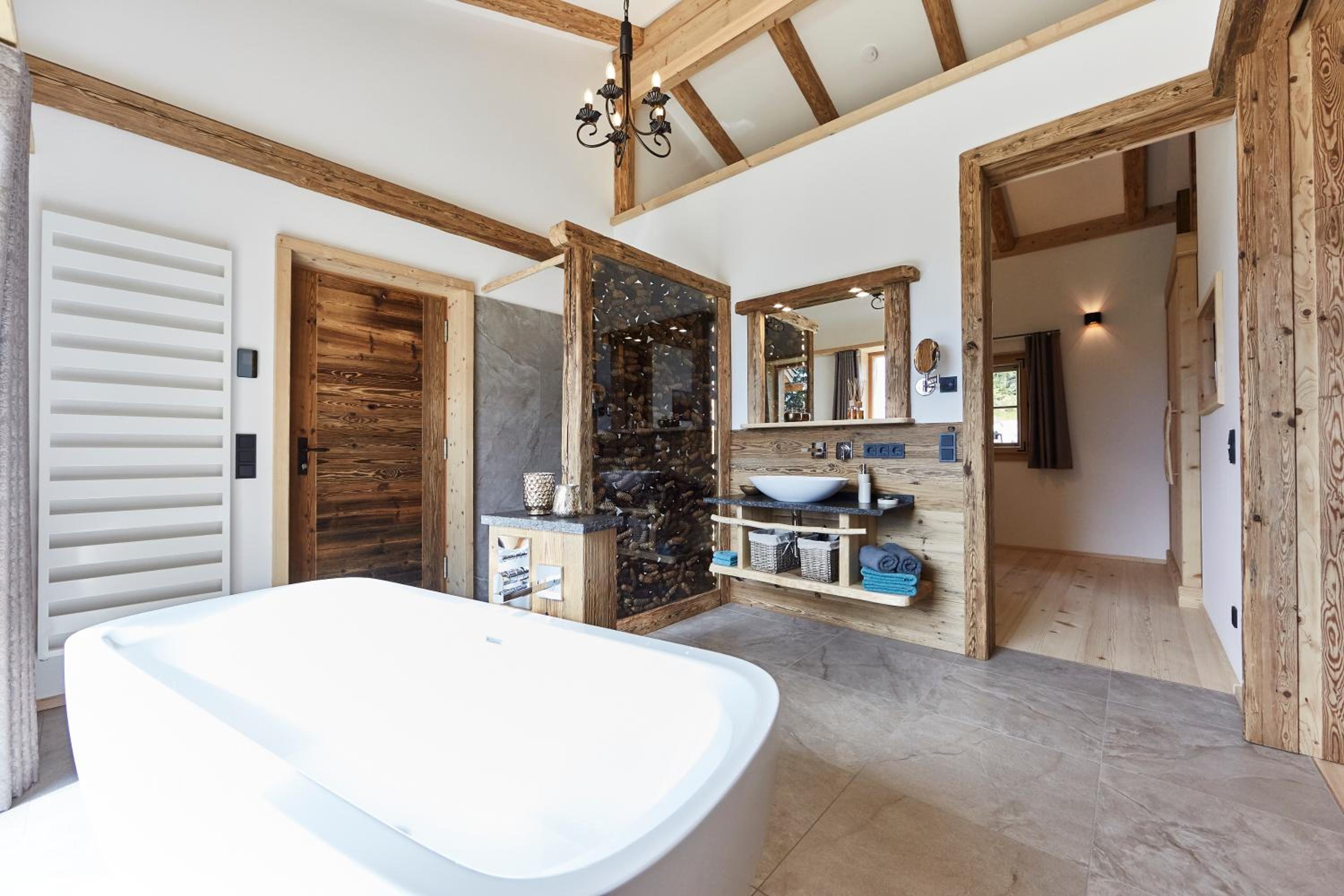 Dreisessel-Chalets im bayerischen Wald - Chalet Hochstein - mit Whirlpool-Sauna-Kamin
