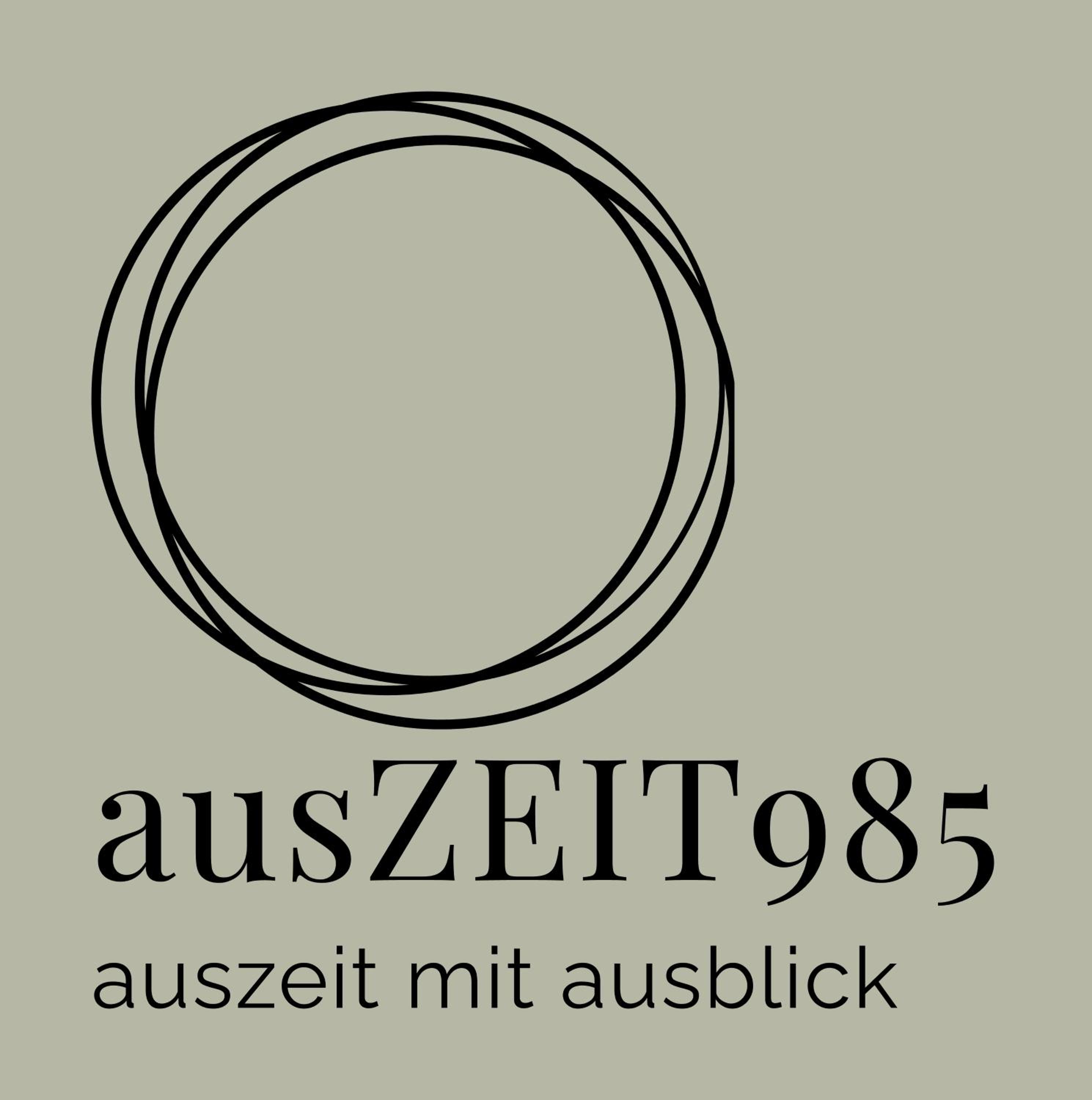 NEU ausZEIT985 - auszeit mit ausblick