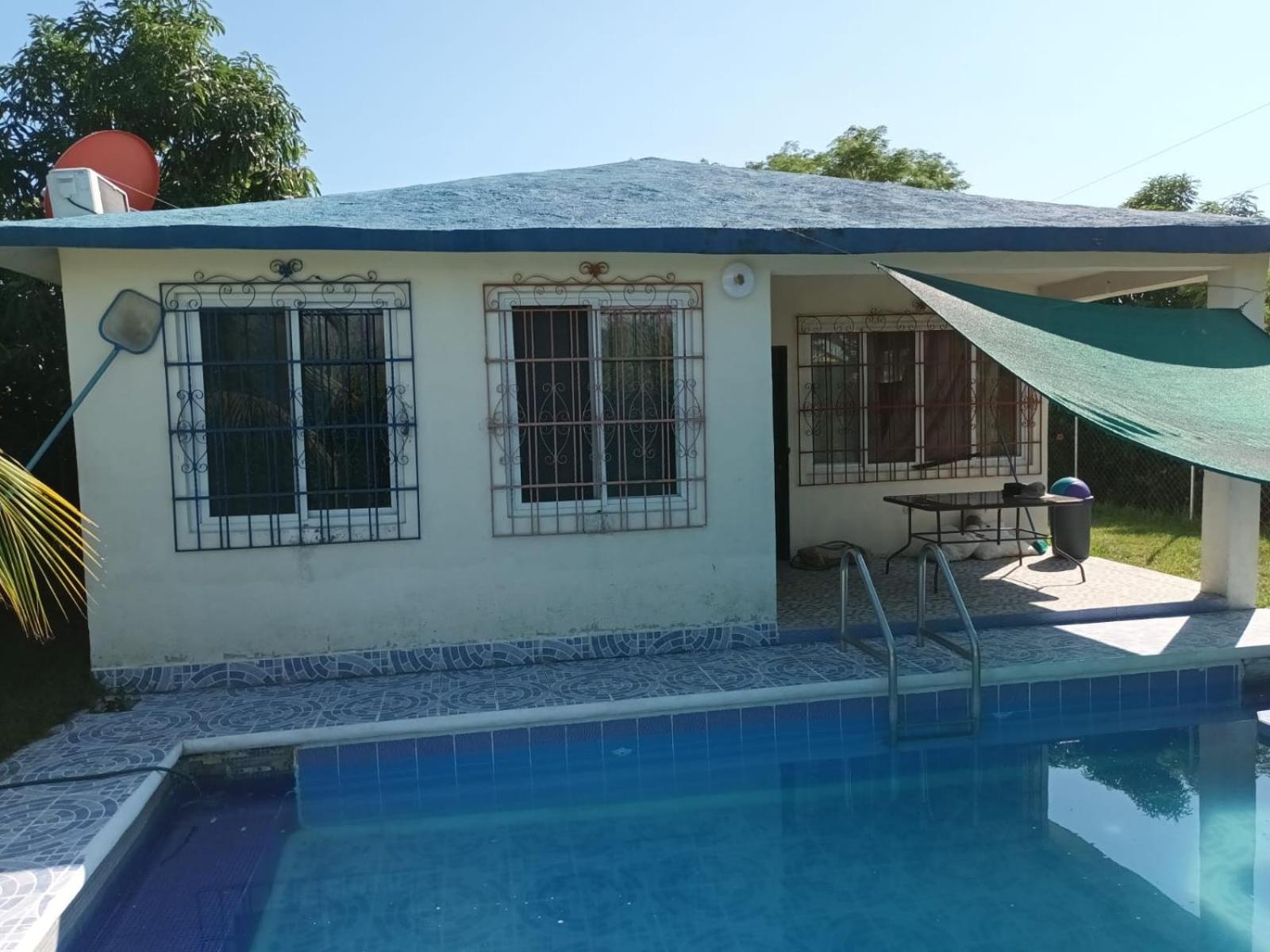 Casa del techo azul