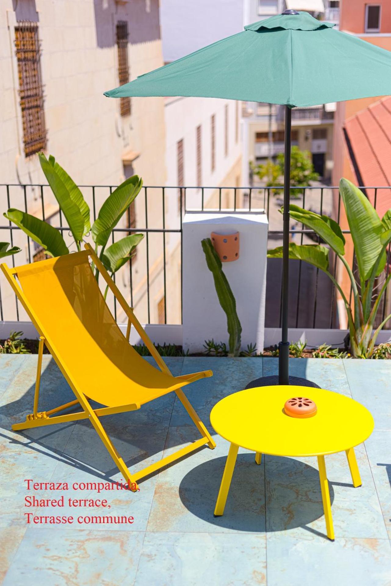 Refined and practical studio in historic center of Alicante