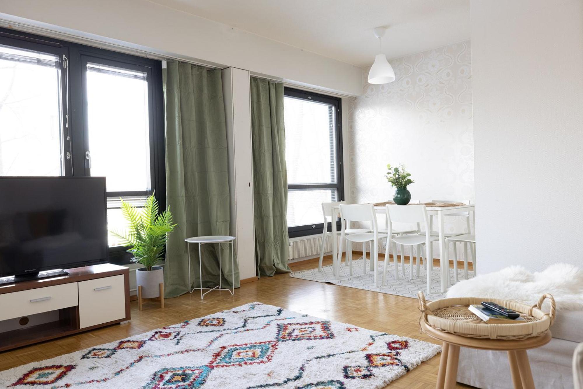 2ndhomes Spacious & Central 2BR Apartment with Sauna & Balcony view 3