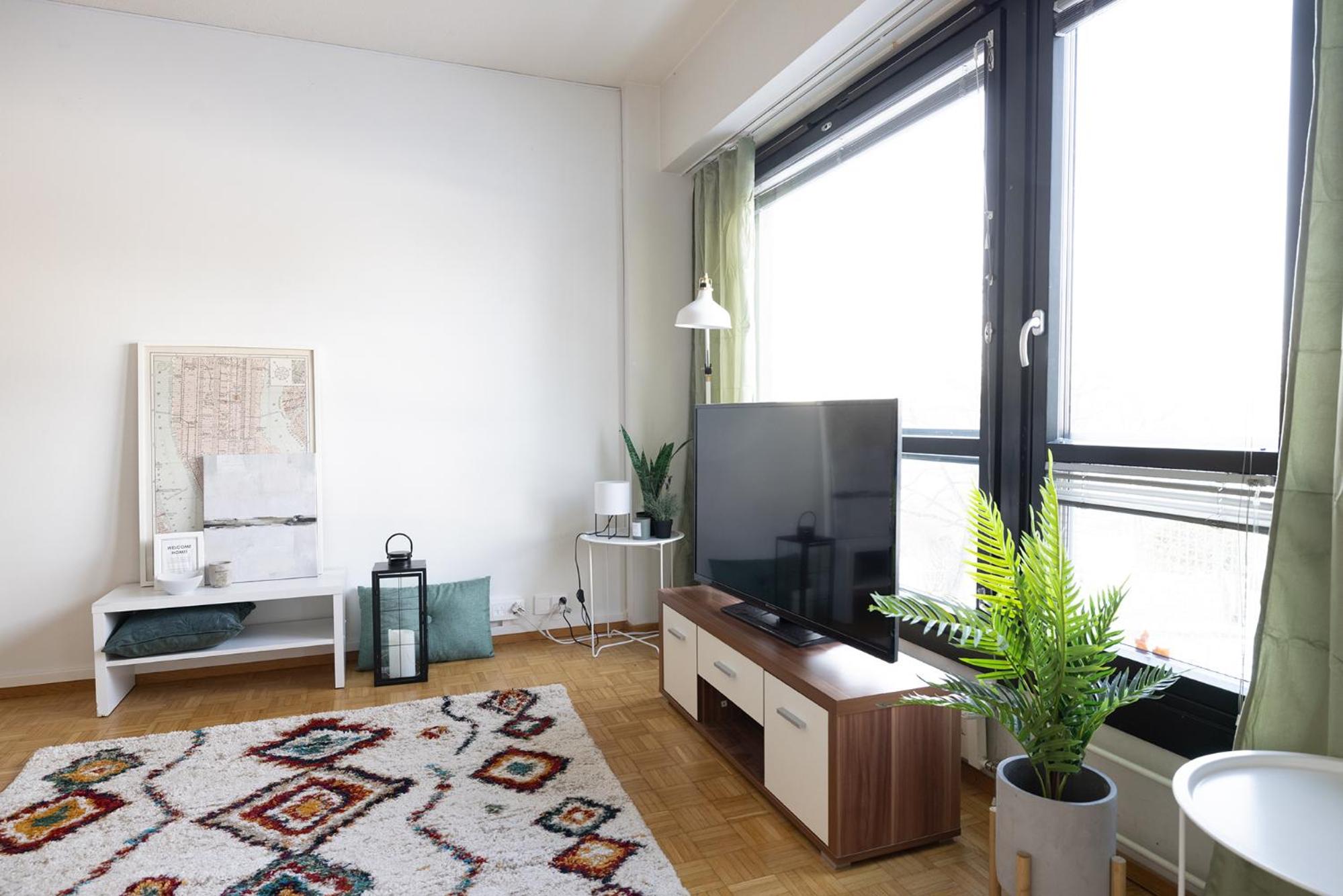 2ndhomes Spacious & Central 2BR Apartment with Sauna & Balcony view 4