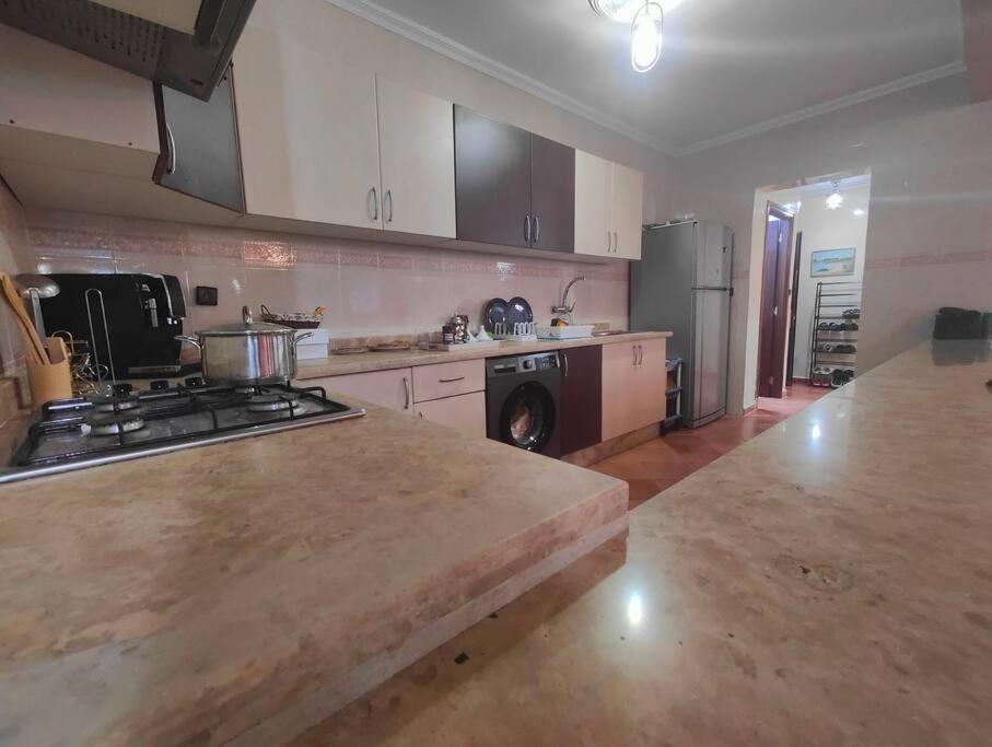 Luxury Tangier Oceanview Beach Apartment with Balcony, Fast Wi-fi & AC view 5