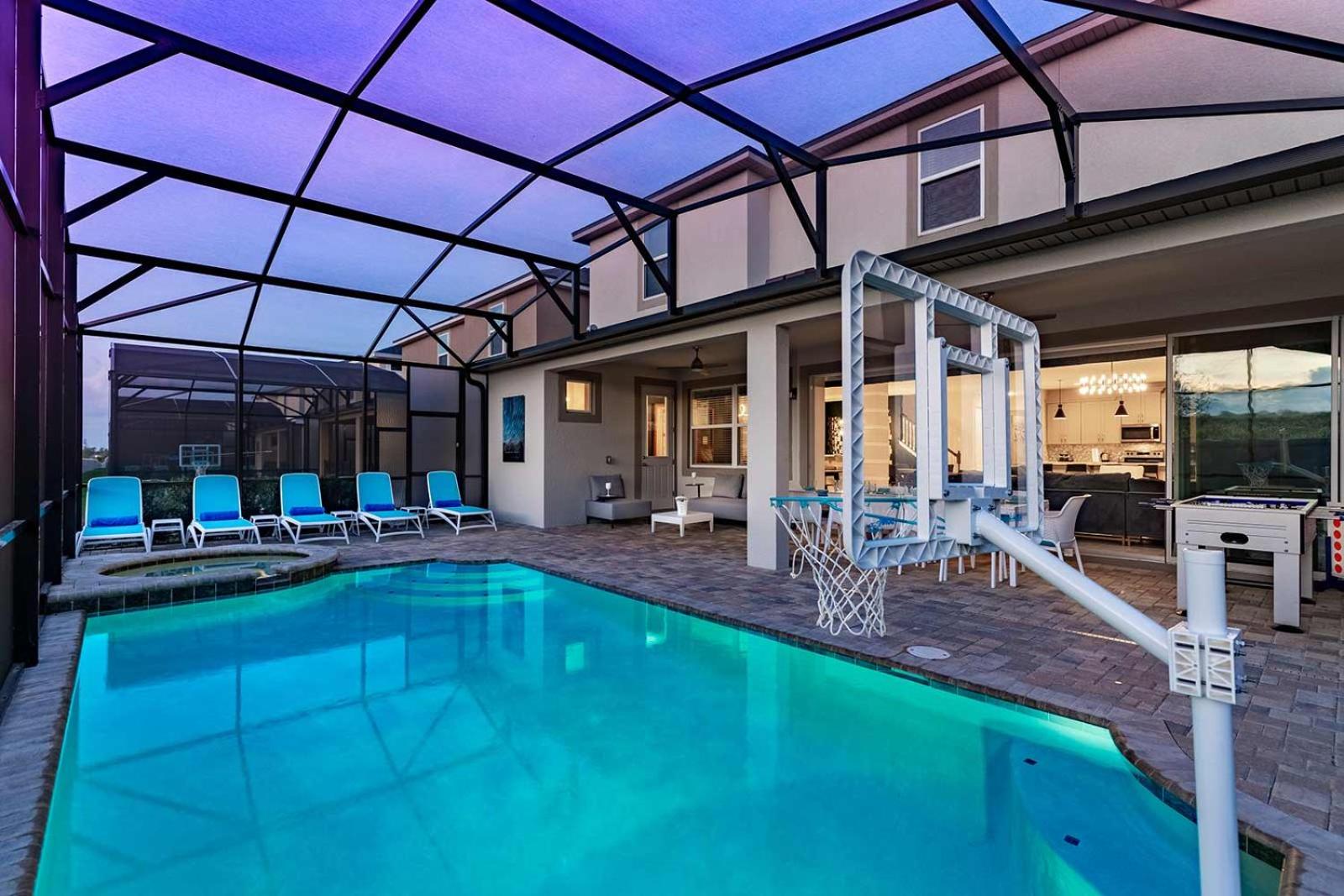 Mega Villa Near Disney with Gamer BR, Theater, Pool view 4