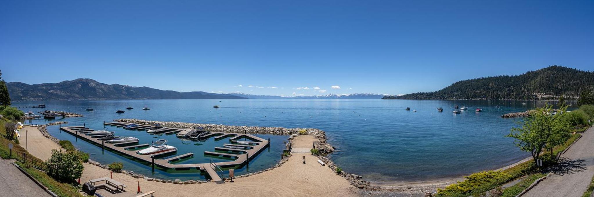 Newley remodeled, two story, two-bedroom condo nothing but Views of Lake Tahoe! view 2