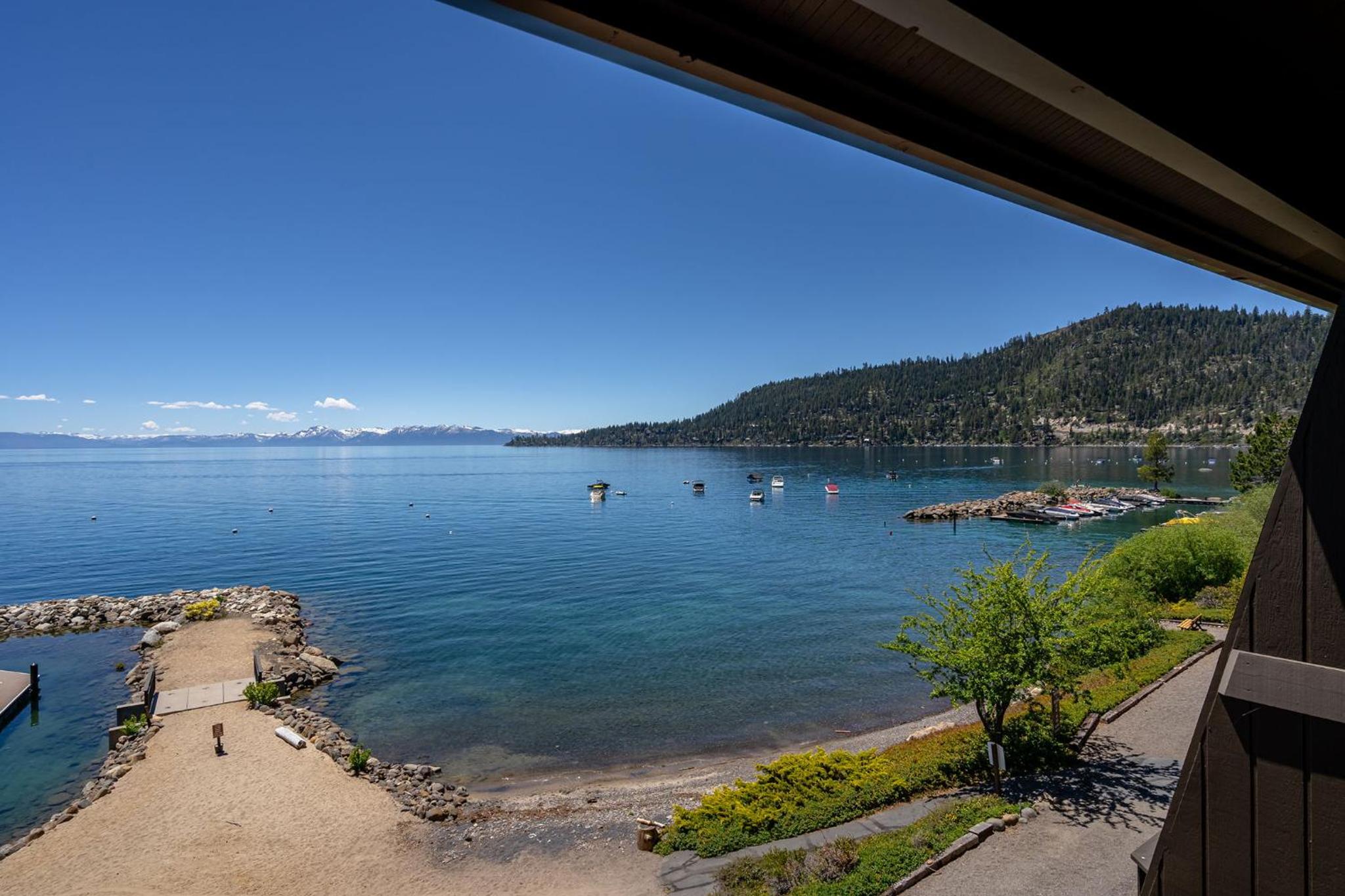 Newley remodeled, two story, two-bedroom condo nothing but Views of Lake Tahoe! view 5