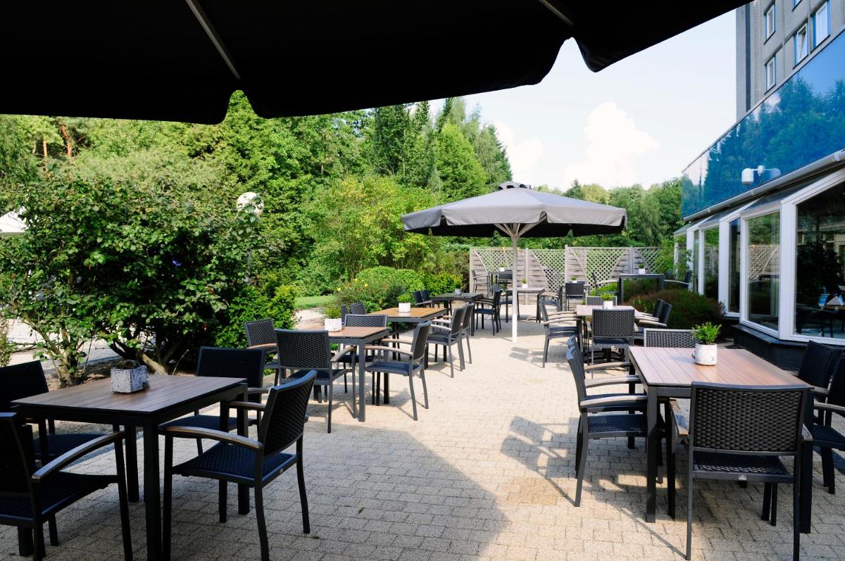 outdoor BBQ area