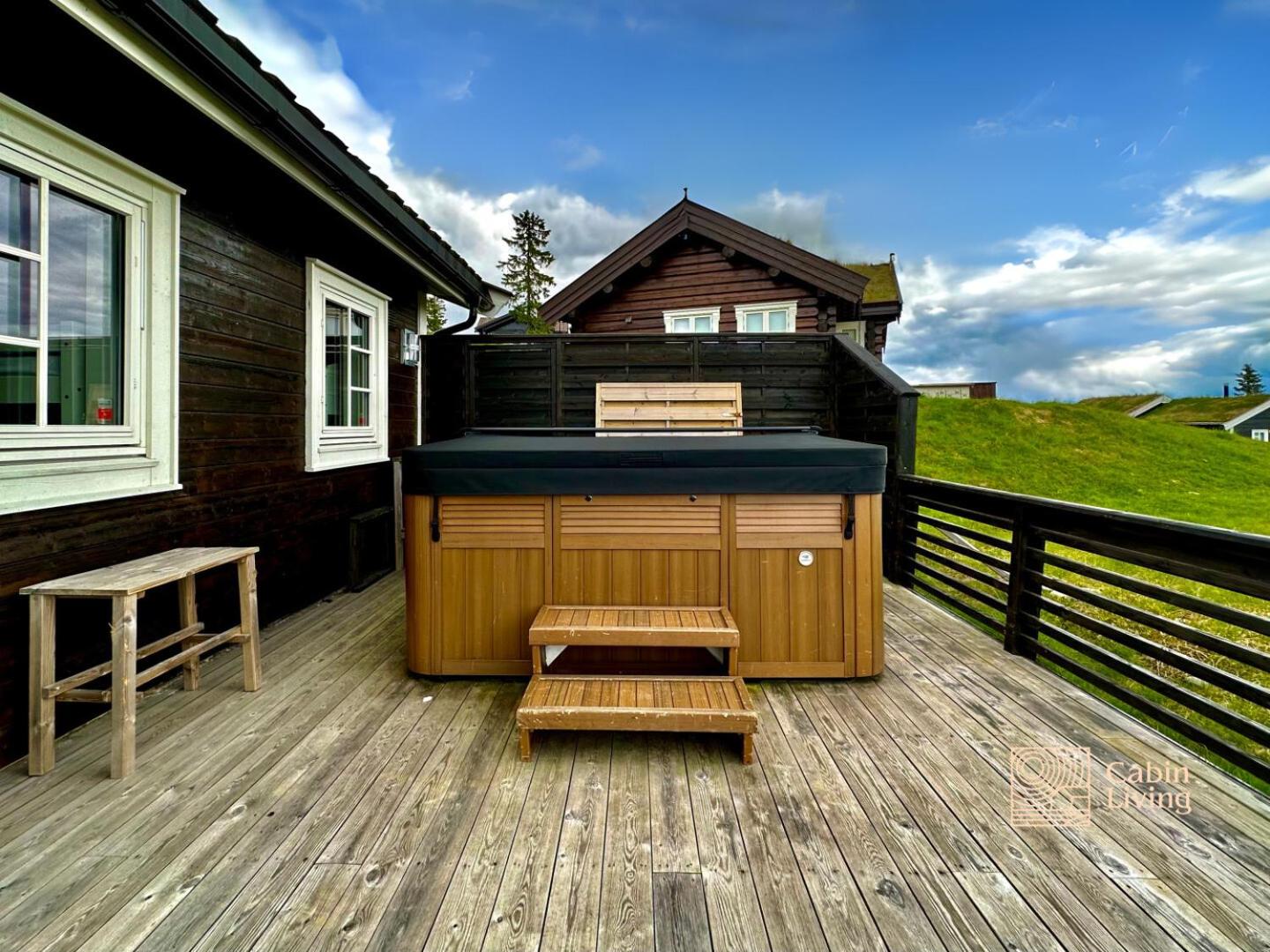 High-standard cabin with jacuzzi and sauna view 2
