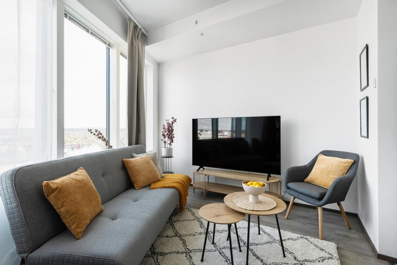 Come in! "Topaasi" Stunning studio for three in 13th floor above the Tampere! view 5