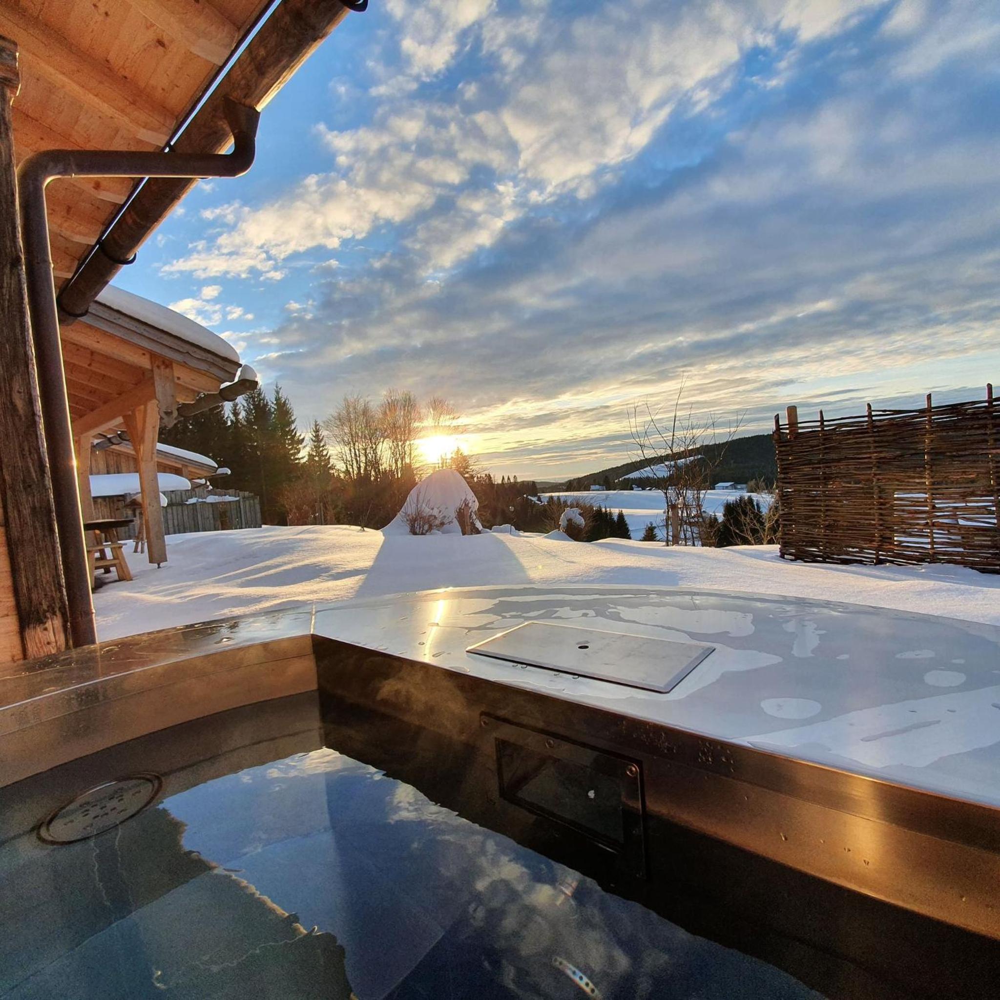 Dreisessel-Chalets im bayerischen Wald - Chalet Hochstein - mit Whirlpool-Sauna-Kamin