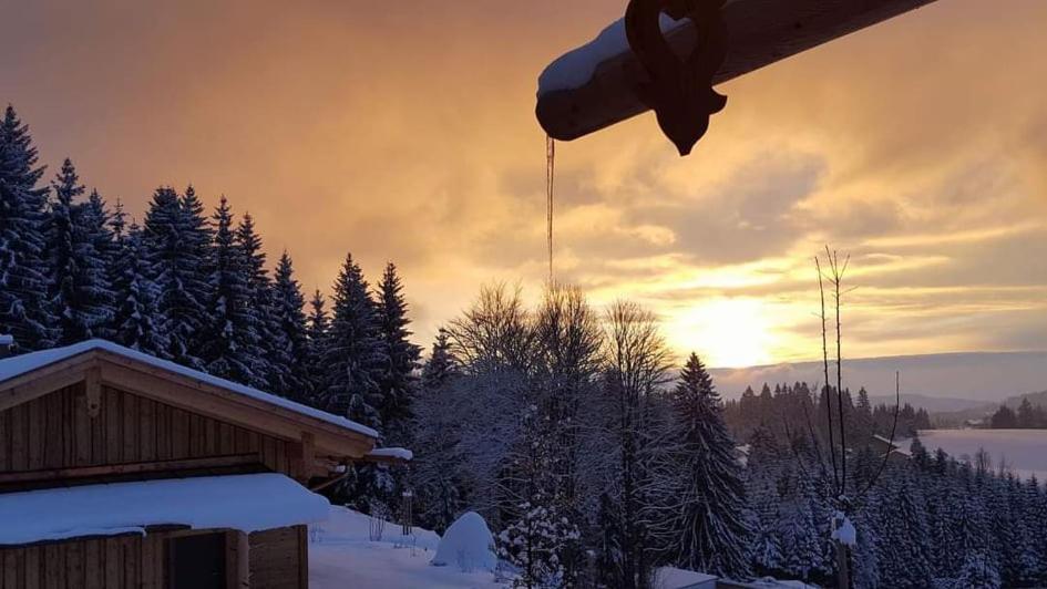 Dreisessel-Chalets im bayerischen Wald - Chalet Hochstein - mit Whirlpool-Sauna-Kamin