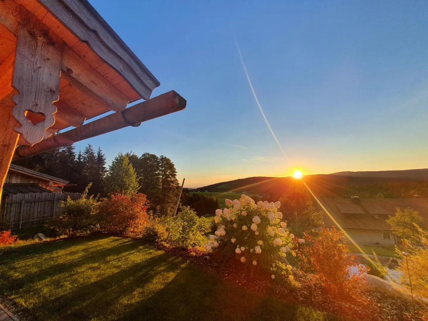 Dreisessel-Chalets im bayerischen Wald - Chalet Hochstein - mit Whirlpool-Sauna-Kamin