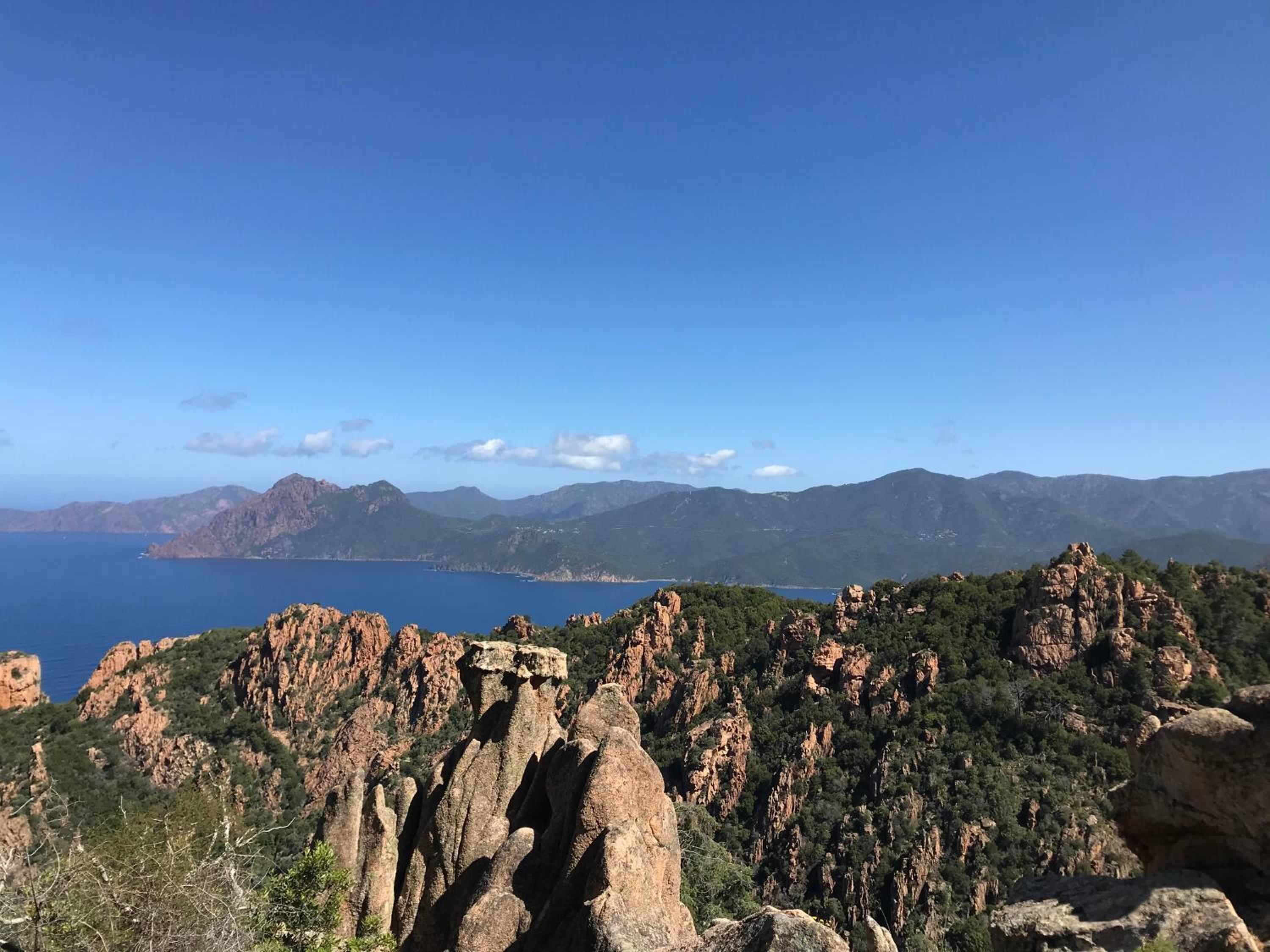 Piana - vue mer et village