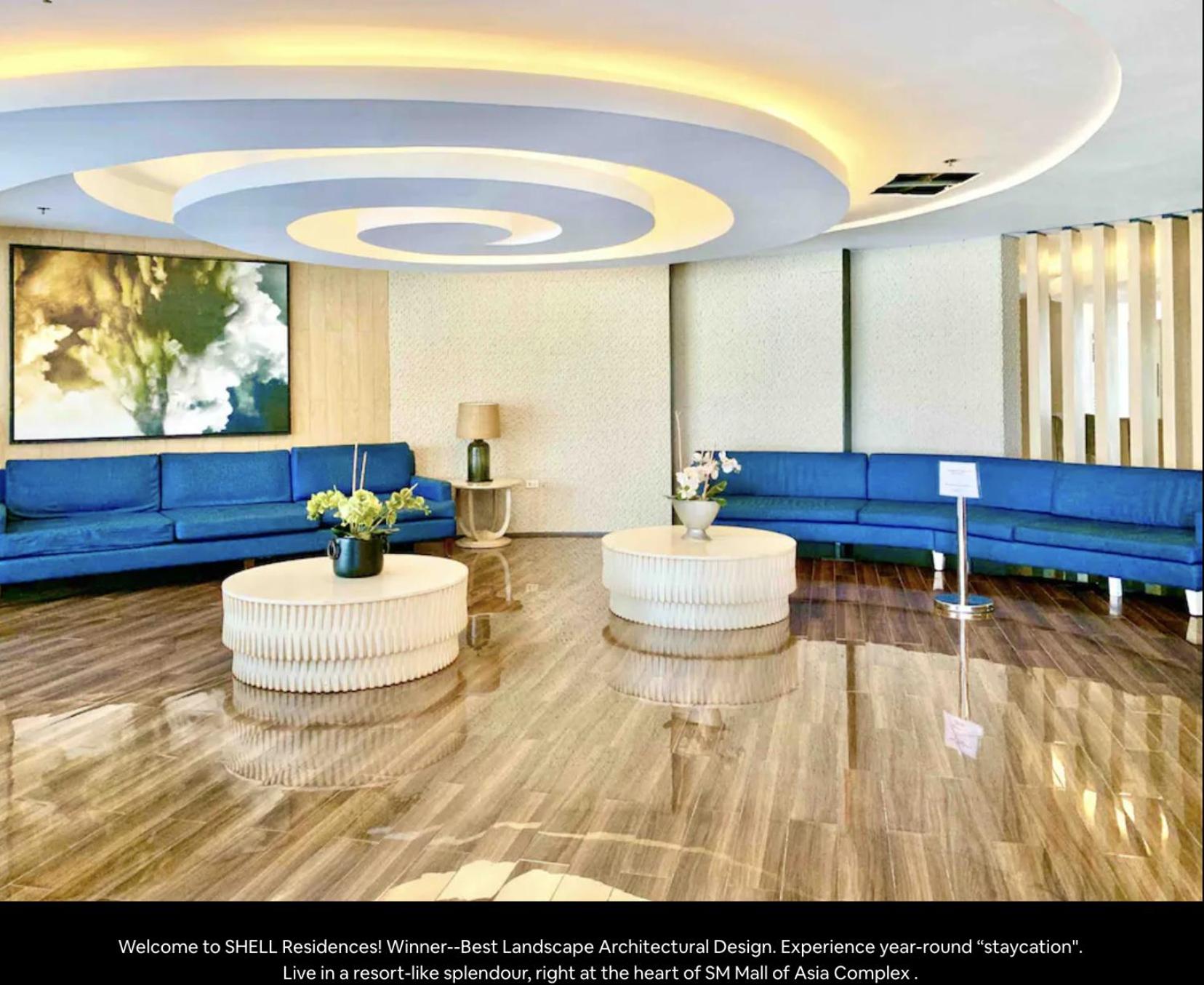 Near MOA Manila Bay Airport via NAIAX Balcony-Pool View WiFi SHELL Residences view 4