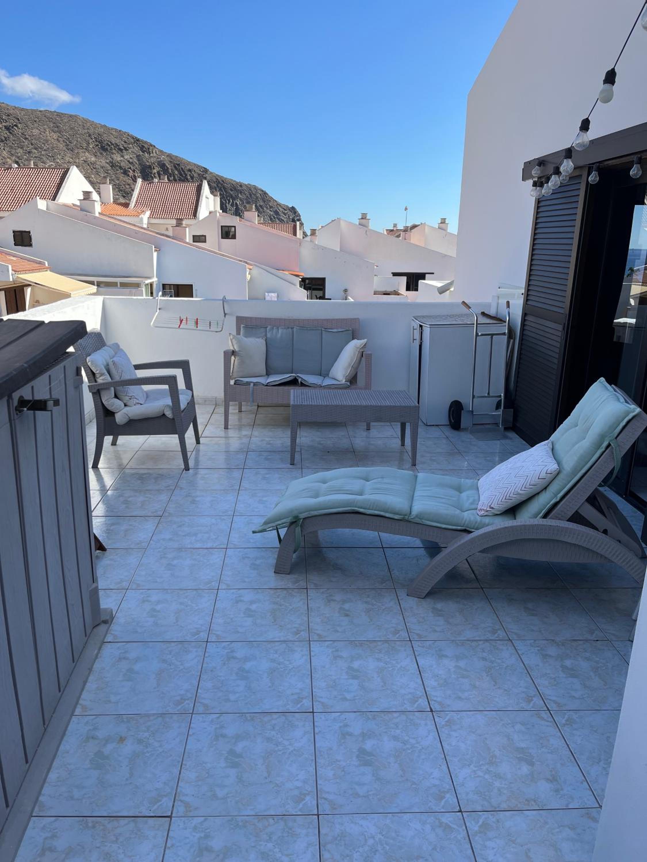 Sea View Penthouse Apartment or Studio with Large Terrace in Los Cristianos
