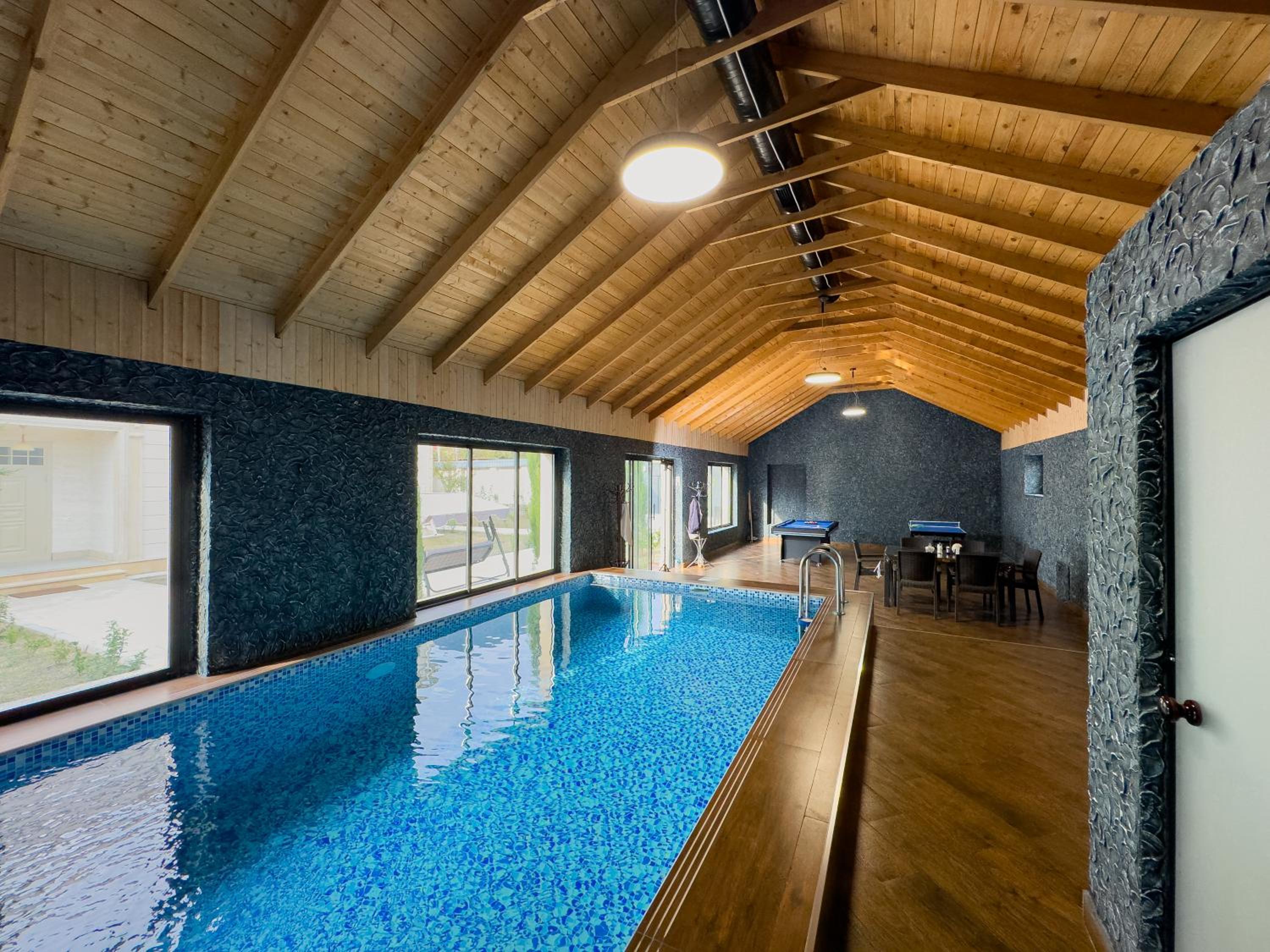 Indoor Warm Pool & Sauna Villa in Gabala