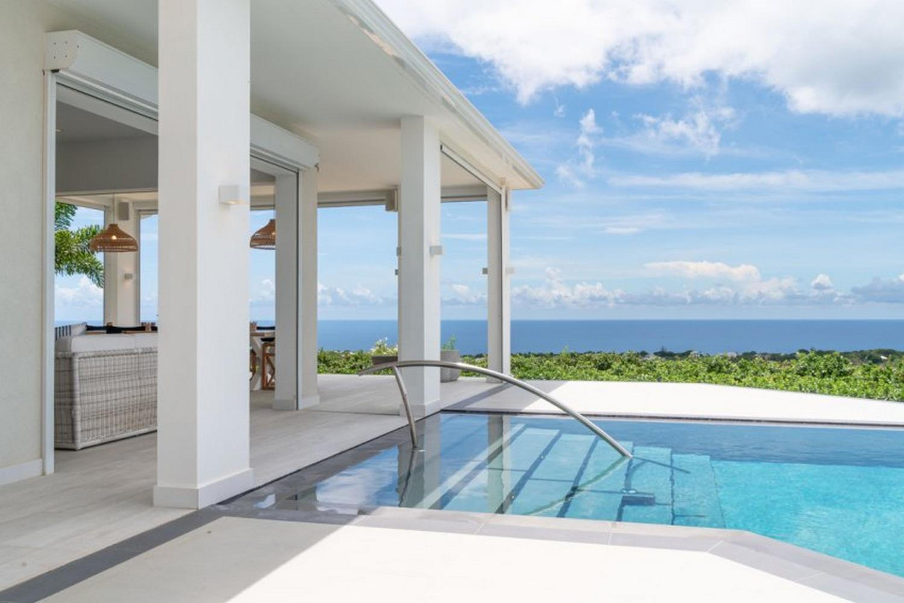 Incredible views of sea from the pool - Cool Breeze villa