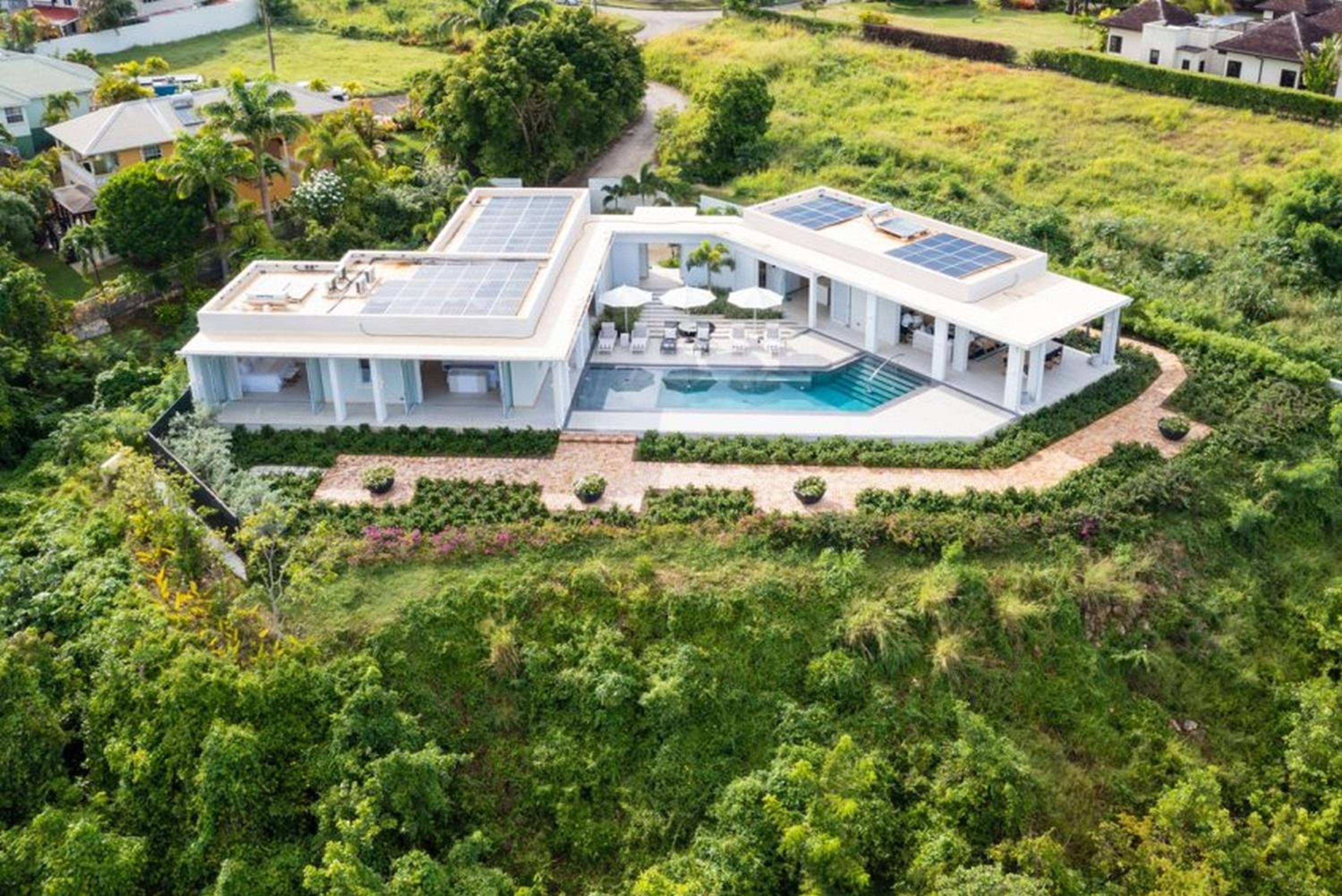 Incredible views of sea from the pool - Cool Breeze villa