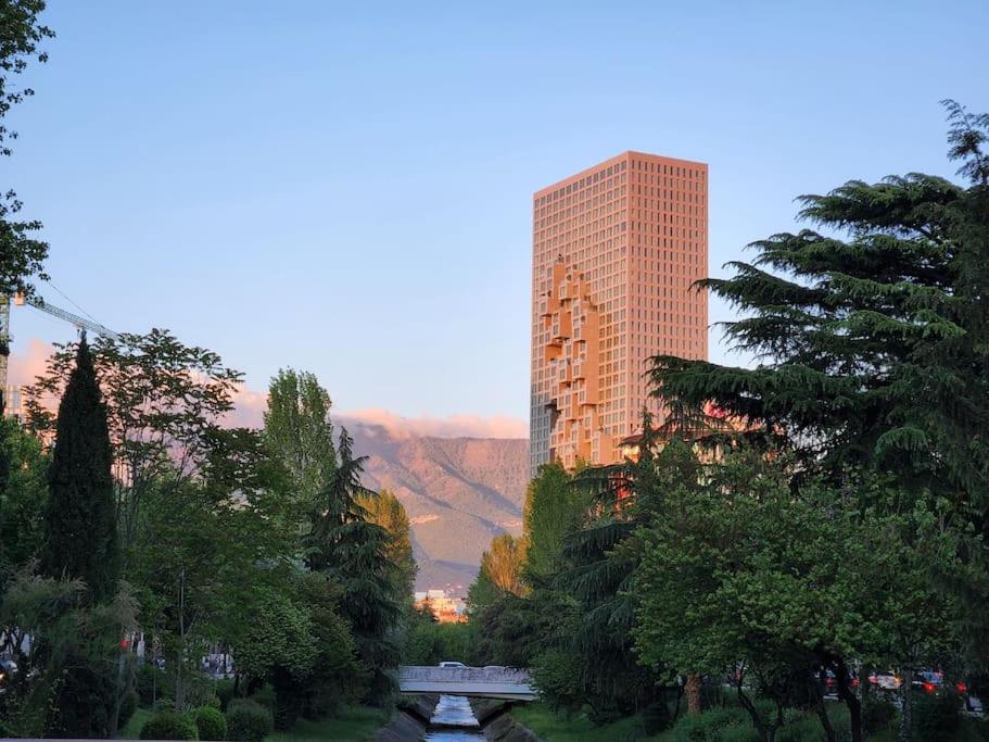 Penthouse with a city view