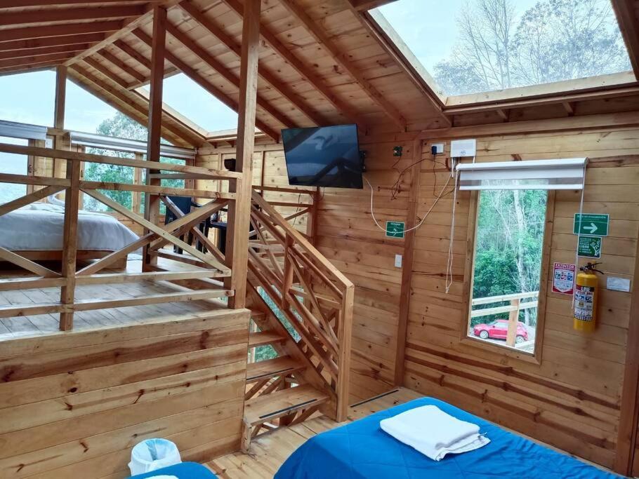 Ecocabañas B&B - Cabaña de lujo con jacuzzi privado cerca a termales