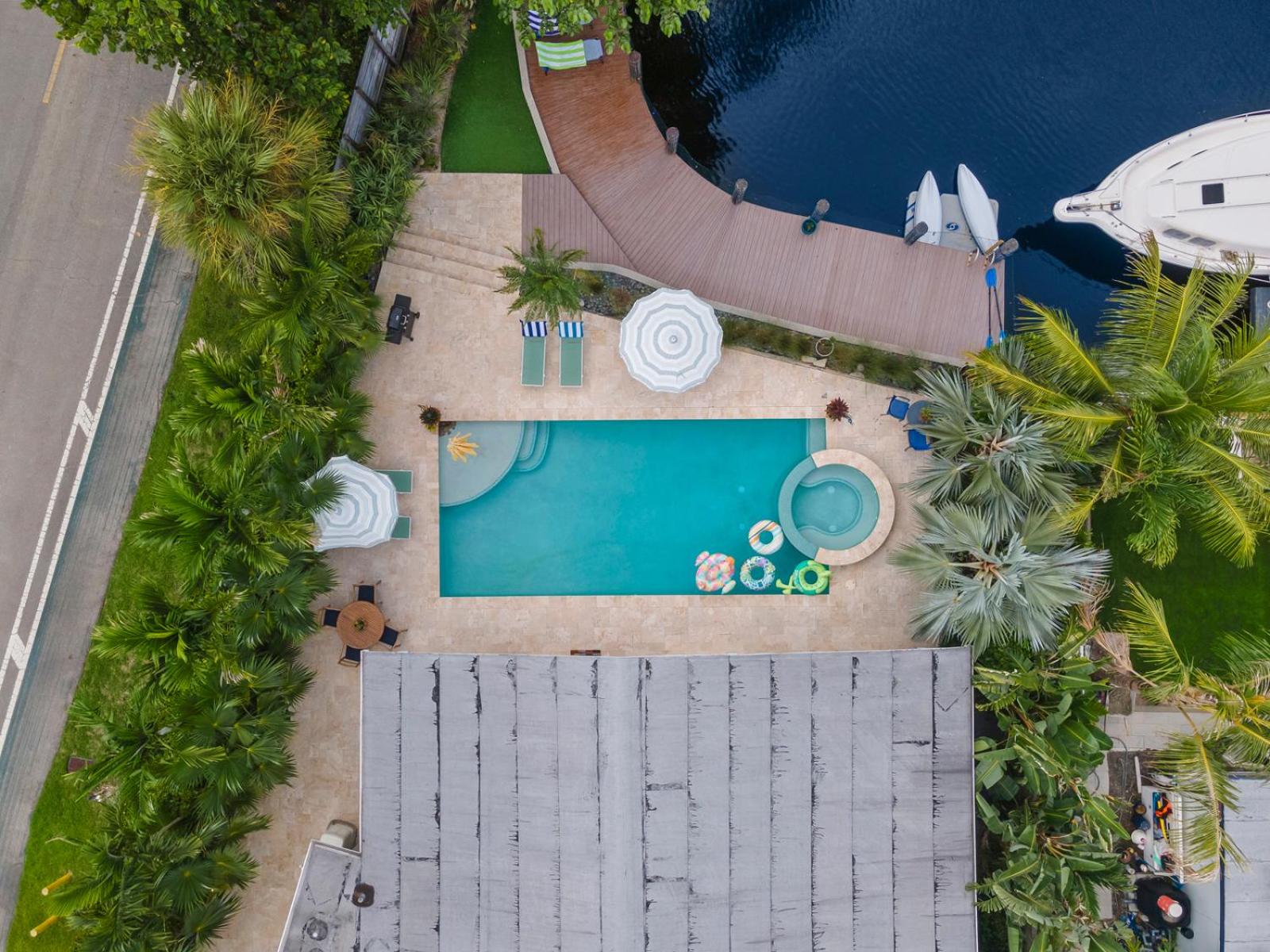 Waterfront Villa With In-Law Suite and Stunning Pool