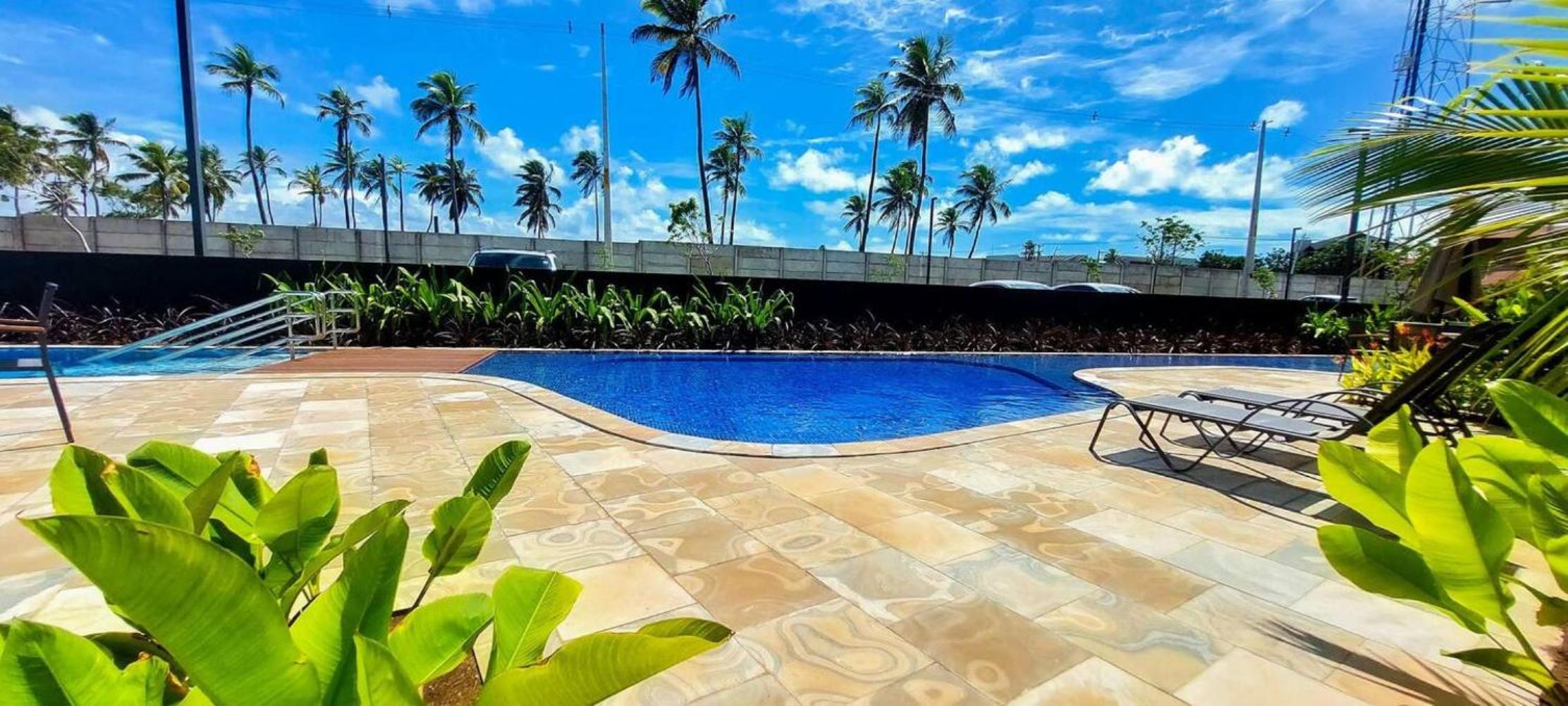 Mana Beach Top - Vista Piscina, 2Qts, Poucos Metros da Praia-Muro Alto