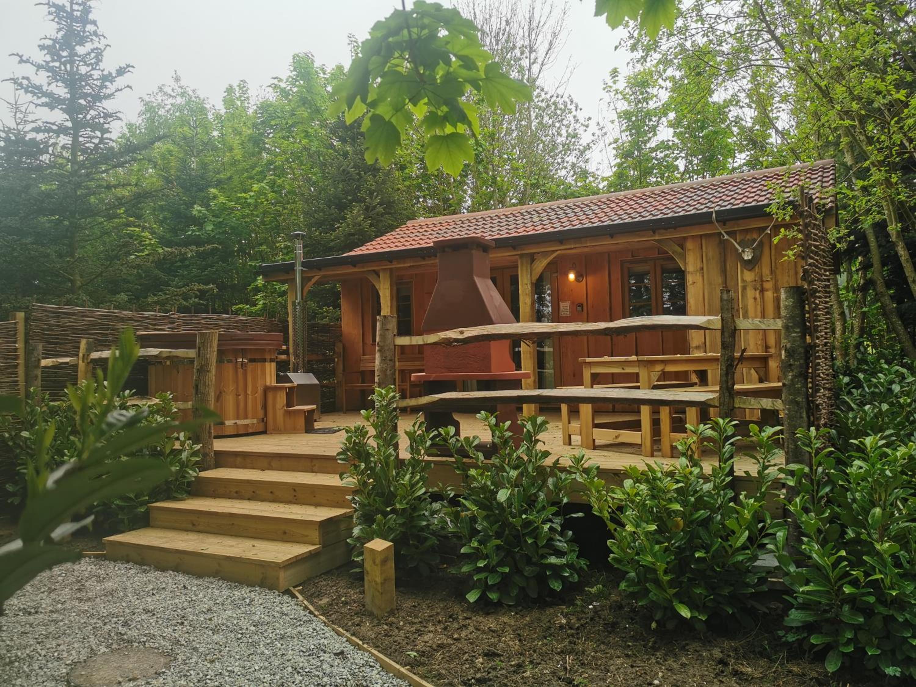 Hayne Barn Estate 6 Luxury Lodges with private hot-tubs AND 1 studio without hot-tub