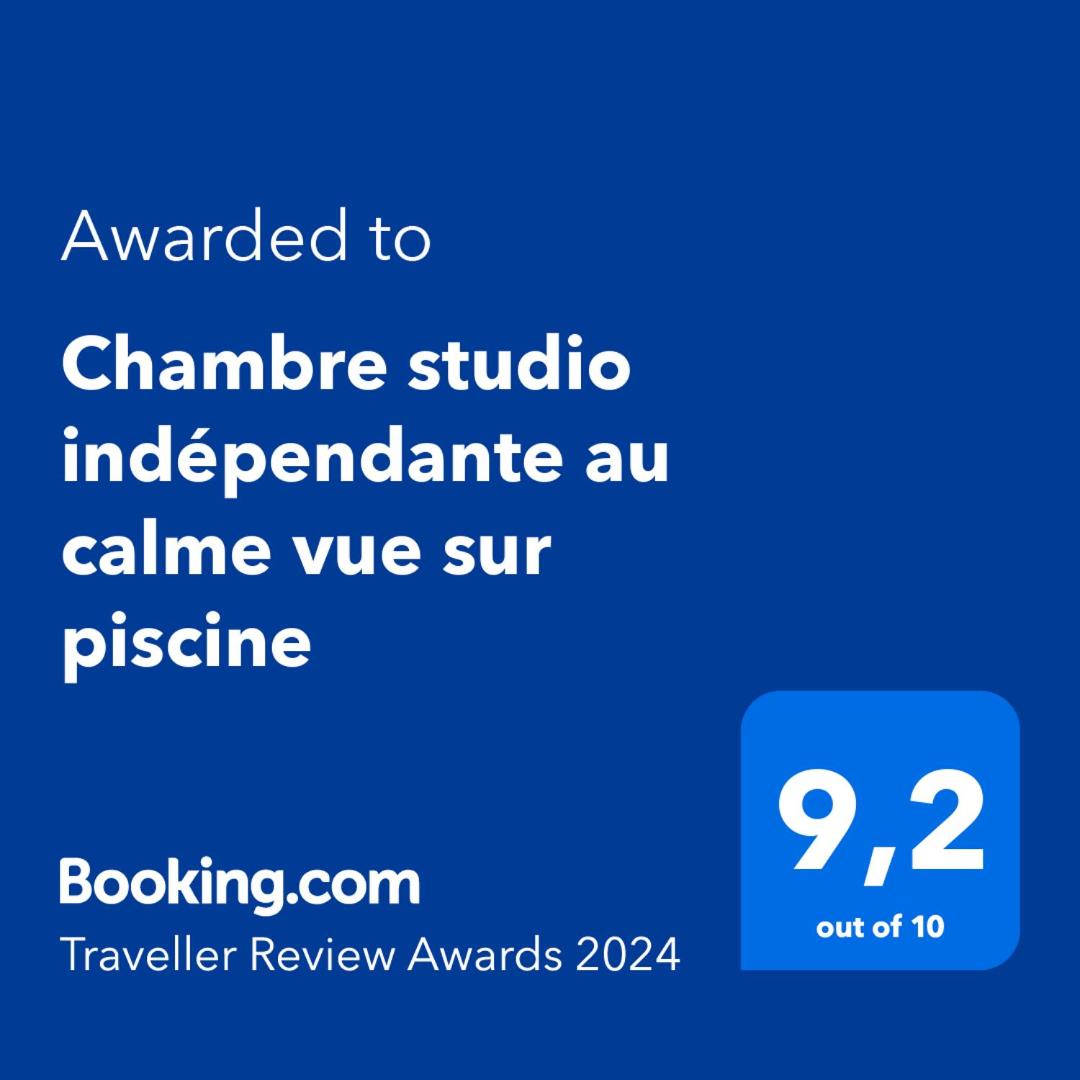Chambre studio indépendante au calme avec piscine et climatisation, photo 12