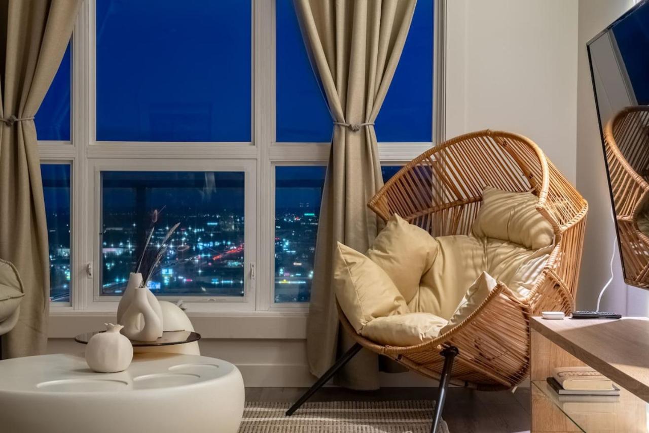 Upscale Penthouse Stay with Mountain & City Views, Free Parking, BBQ Grill, Office Space & More