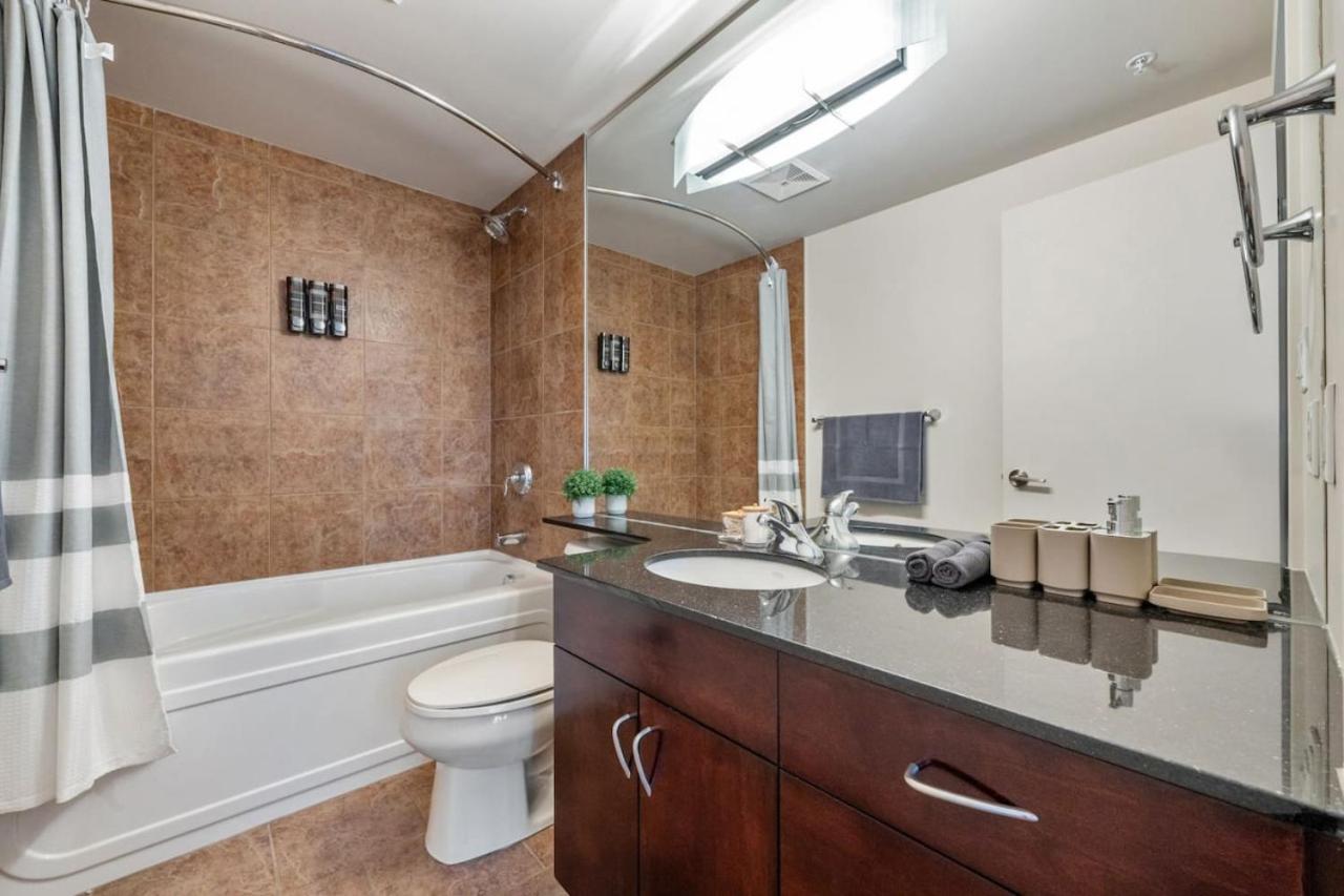 Upscale Penthouse Stay with Mountain & City Views, Free Parking, BBQ Grill, Office Space & More