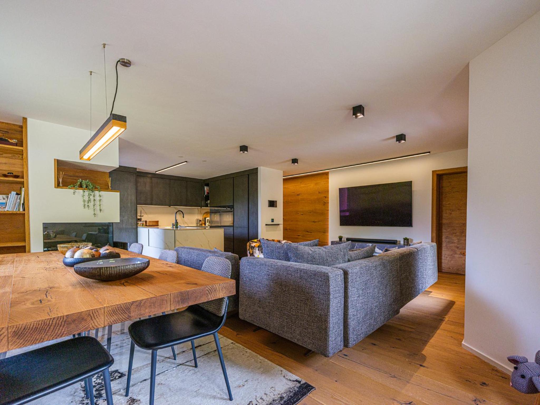 Luxury Mountain Apartment with Private Sauna and Underground Parking