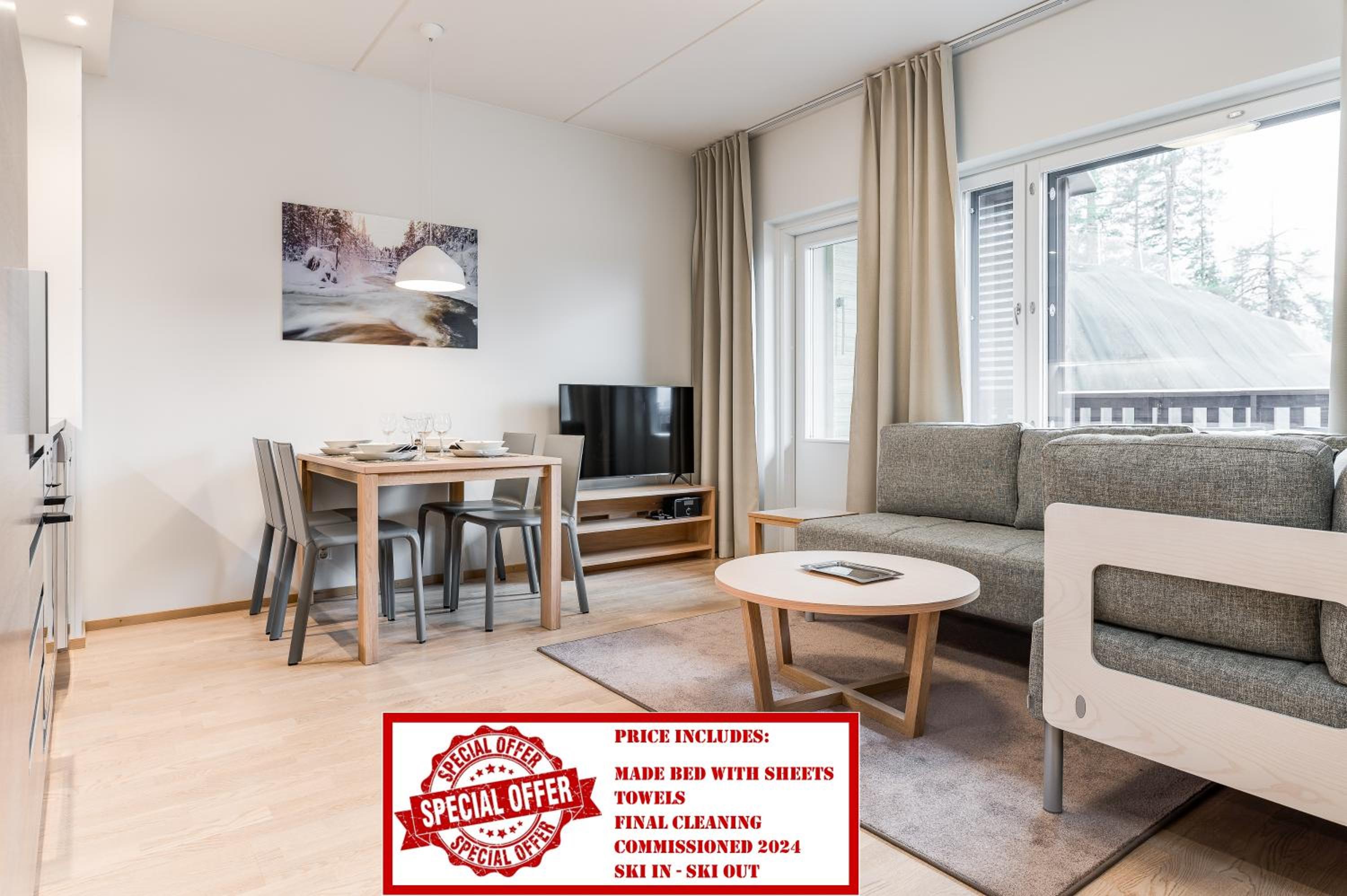 RukaHillChalet2 Ski In - Ski Out - SkiPass & Summer activities x2