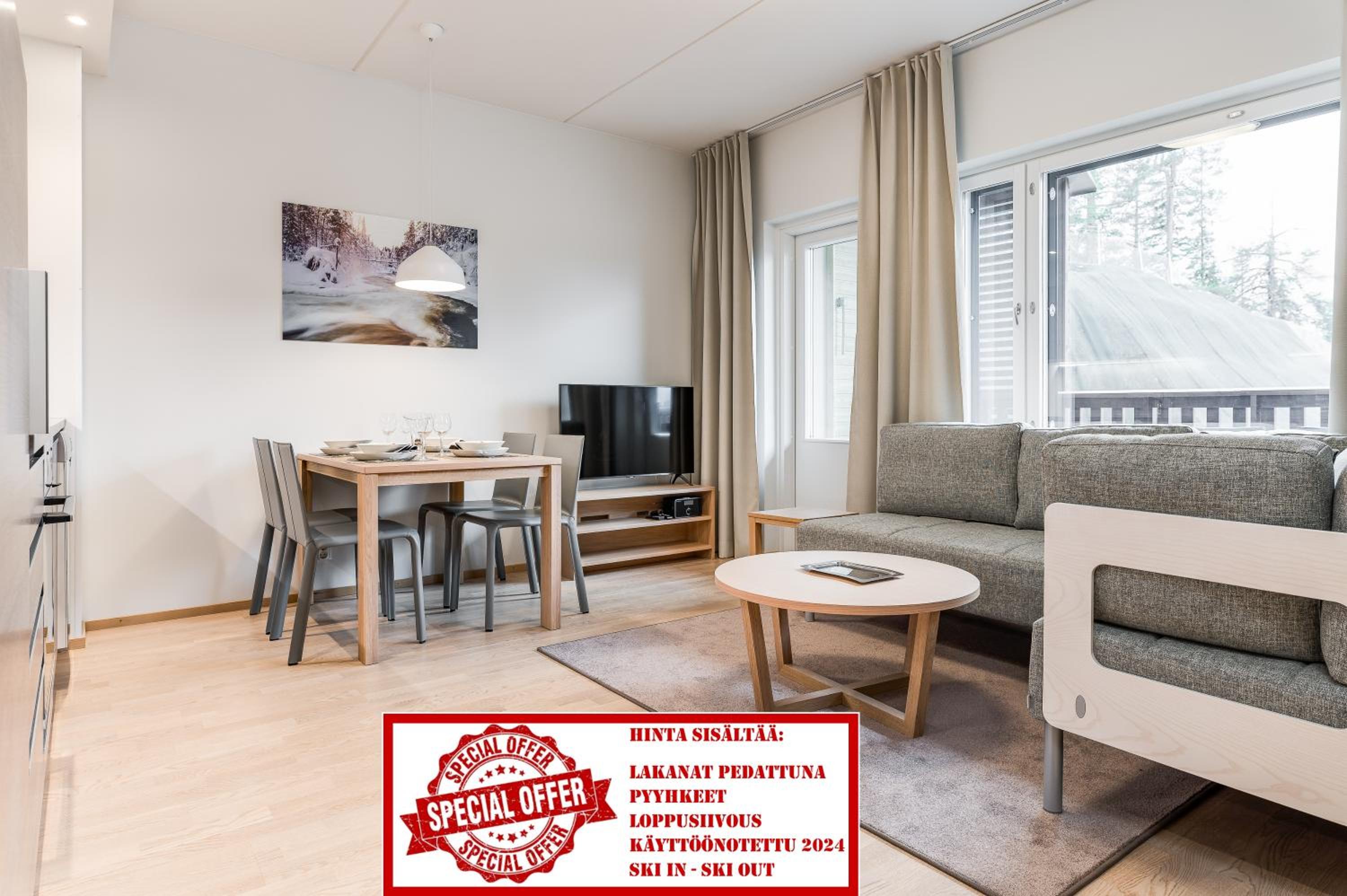 RukaHillChalet2 Ski In - Ski Out - SkiPass & Summer activities x2